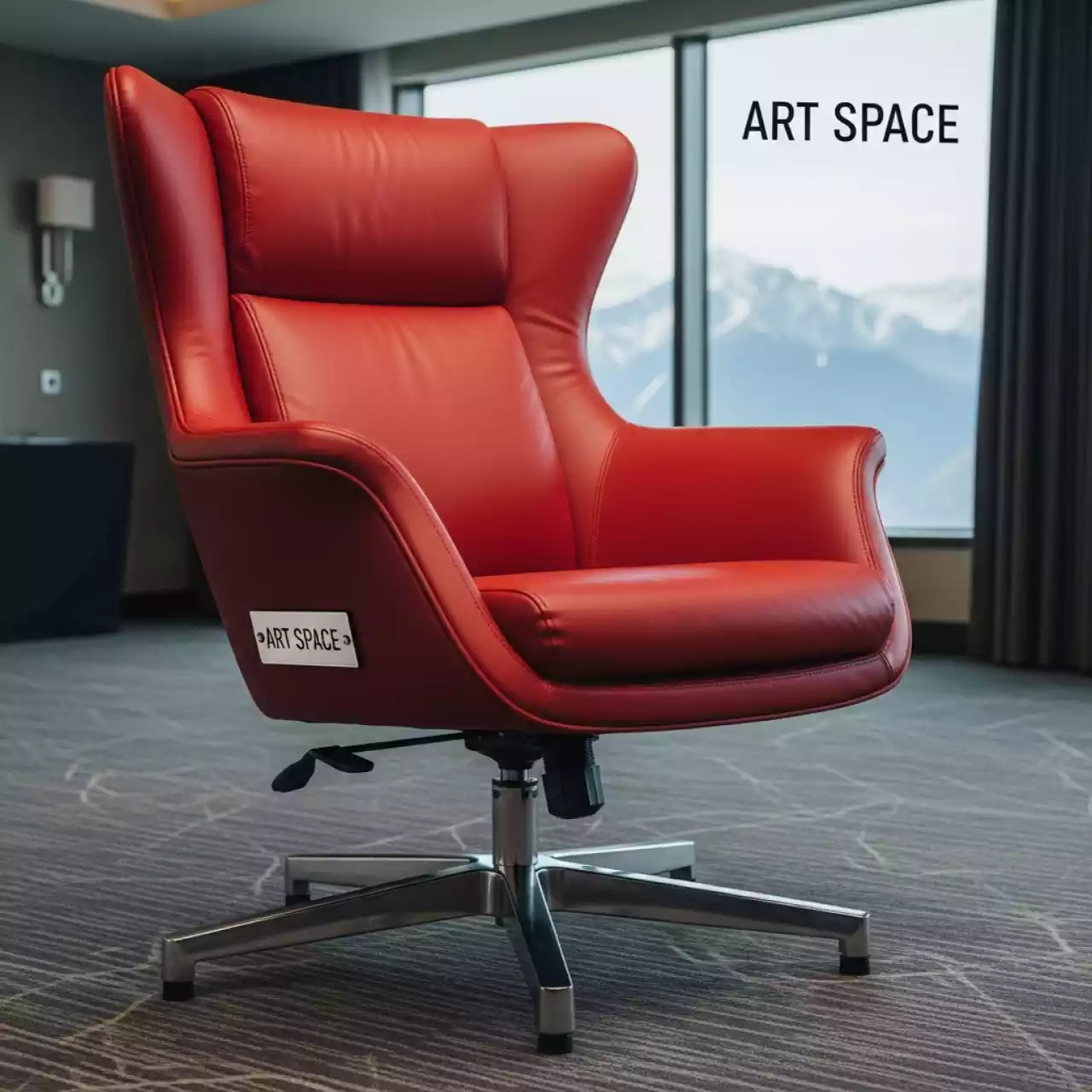 Аренда Кресло компьютерное Lotus S 13 экокожа красное в Гранд Отель Поляна — ART SPACE