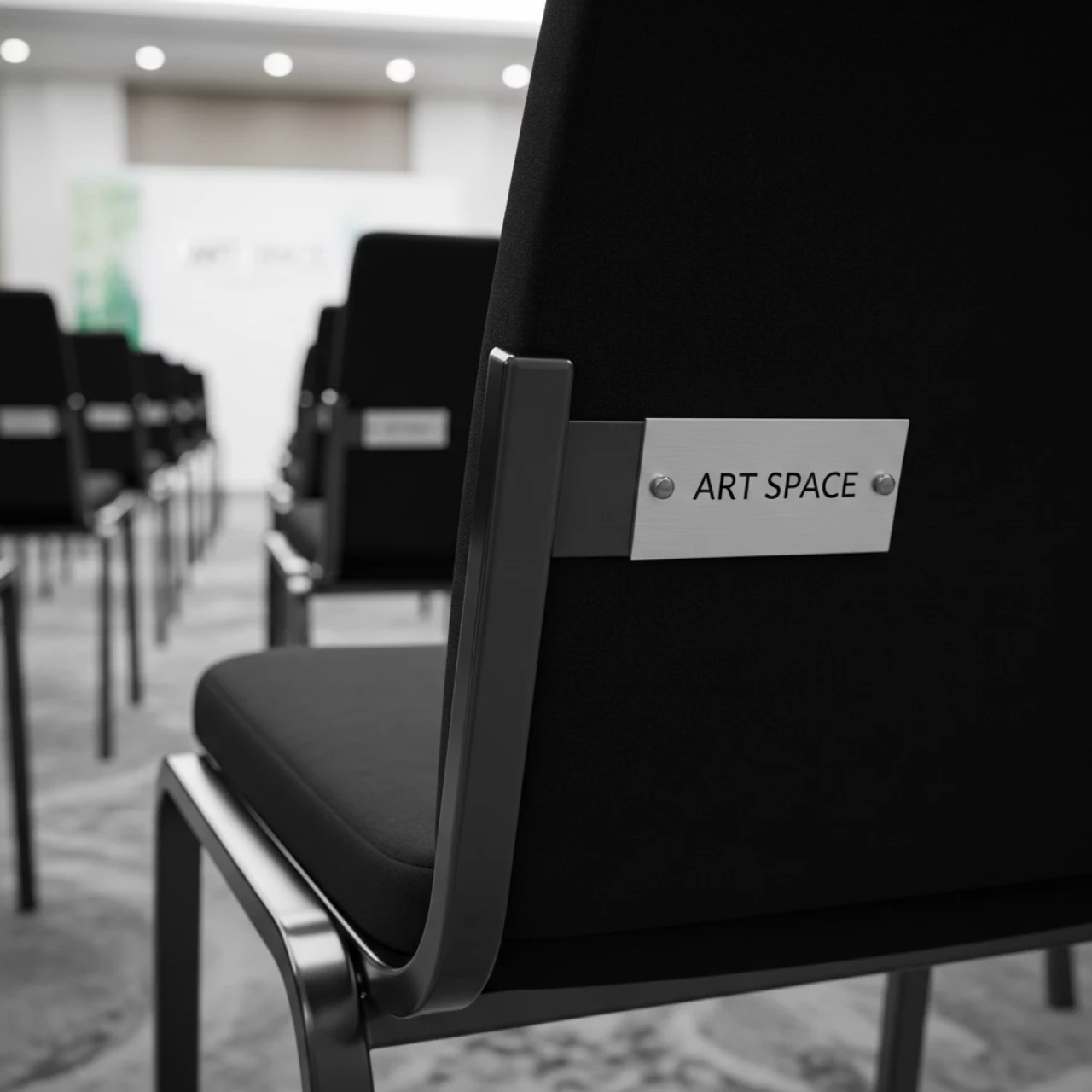 Аренда Кресло конференц Дерби CF черная сидушка черная спинка в зале «Чайка» (Морпорт) — ART SPACE
