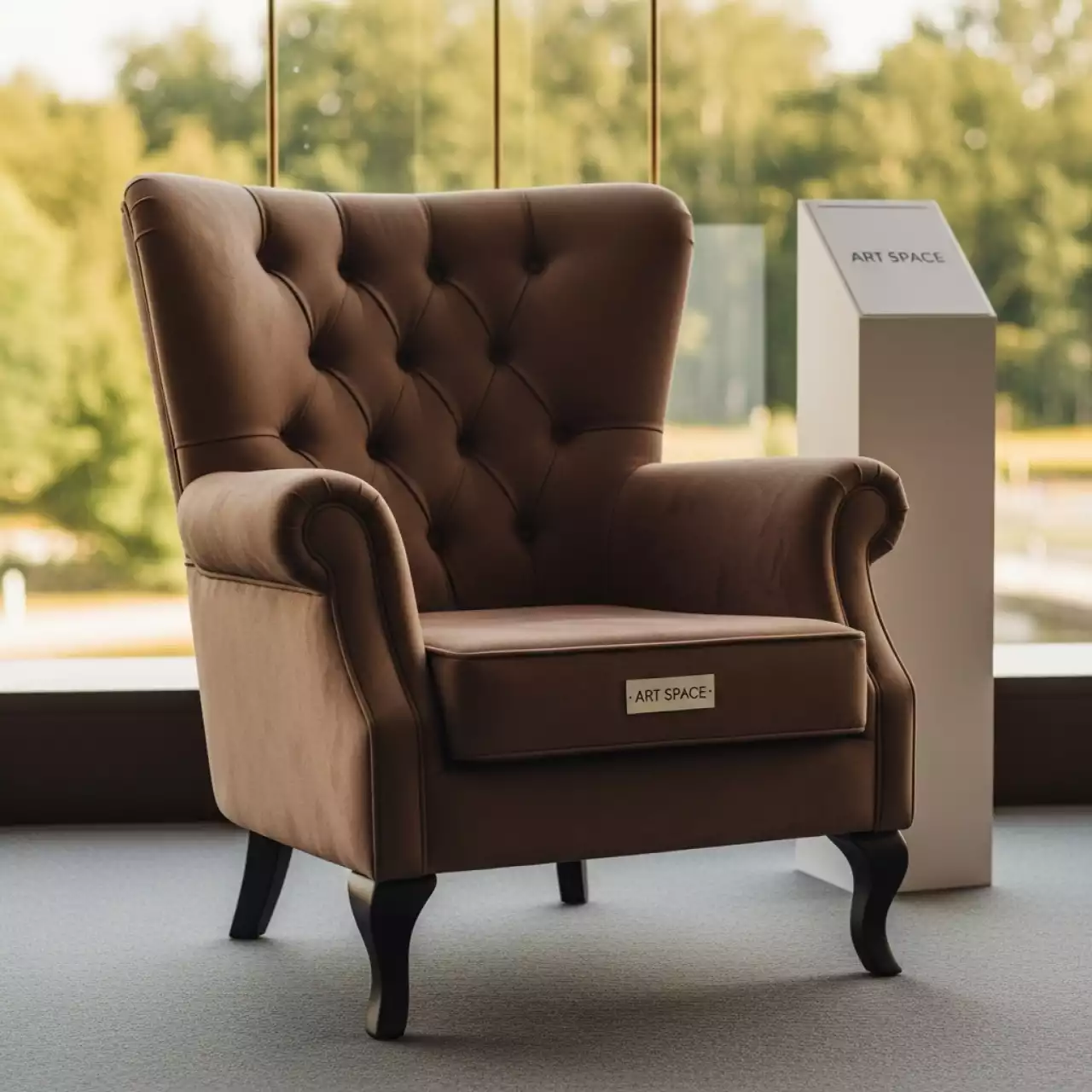 Аренда Кресло коричневое Альбиони в санатории «Заполярье» — ART SPACE