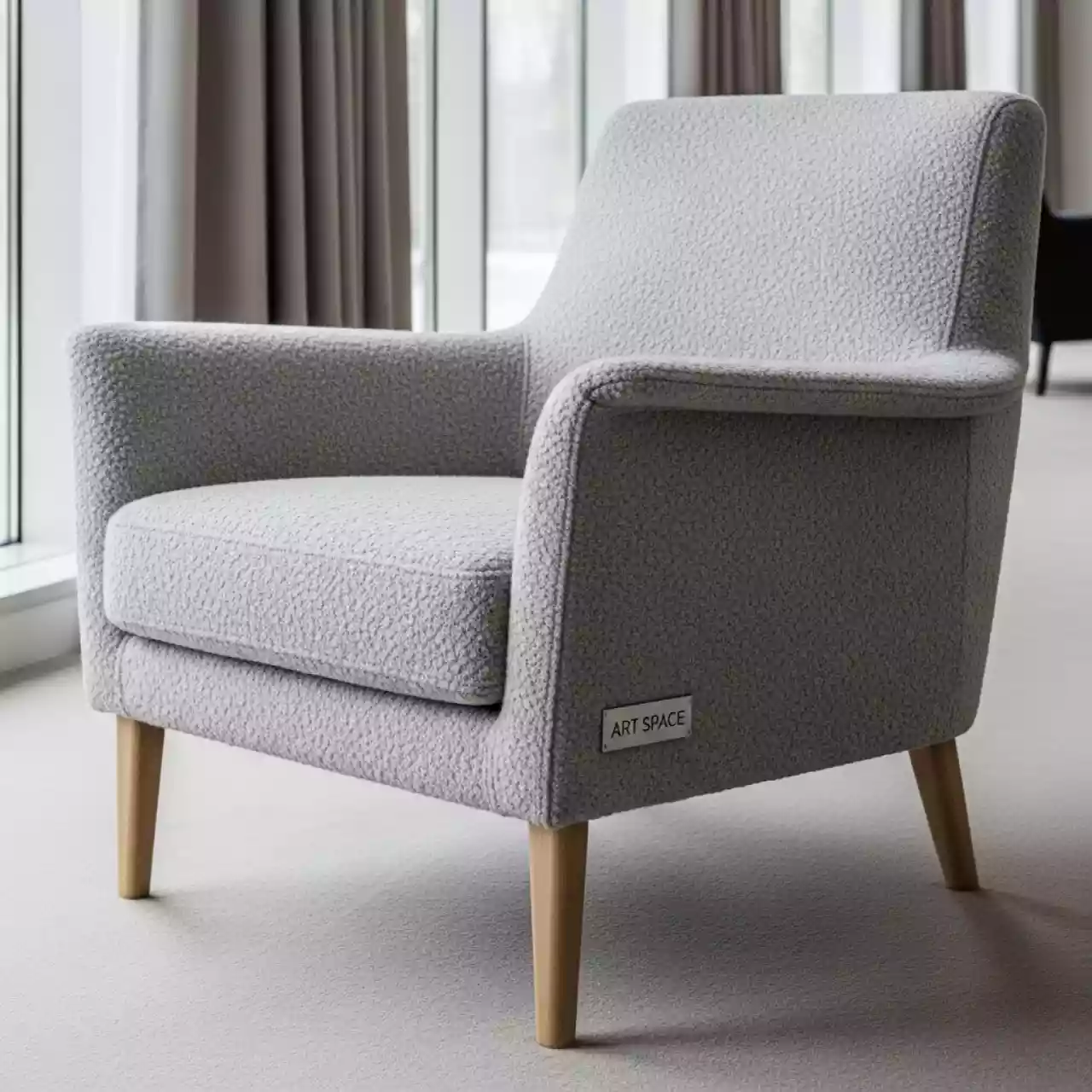 Аренда Кресло лаунж Бесс альпака серое в Гранд Отель Сочи — ART SPACE