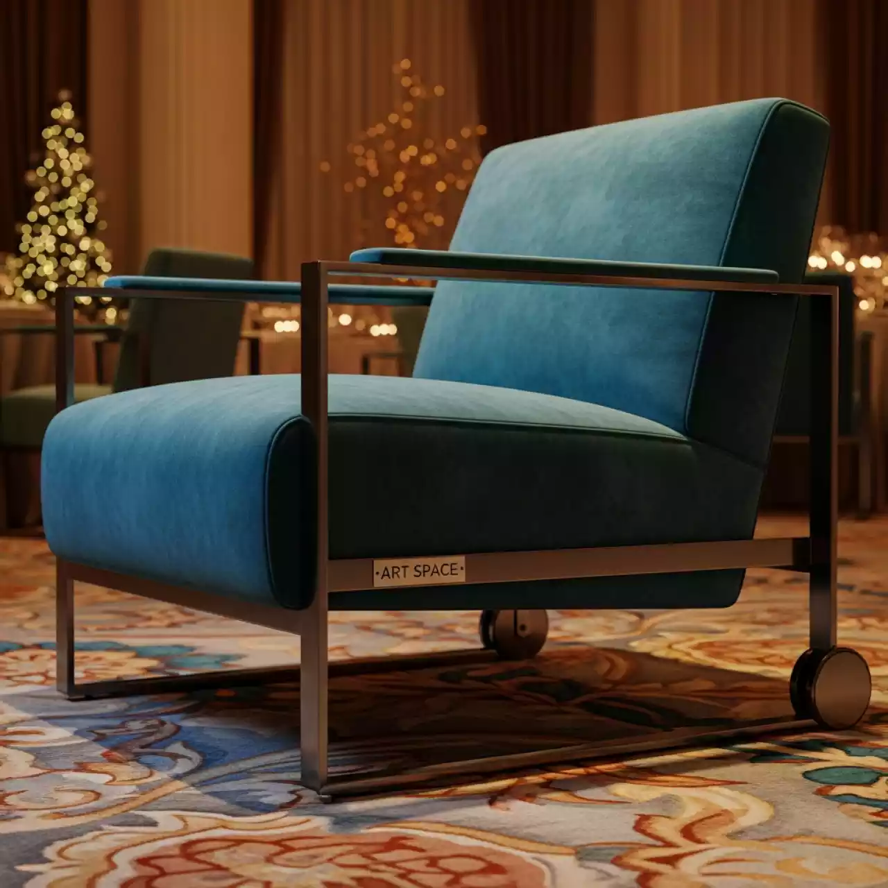 Аренда Кресло лаунж на колесах Vineyard в Grand Karat Sochi — ART SPACE