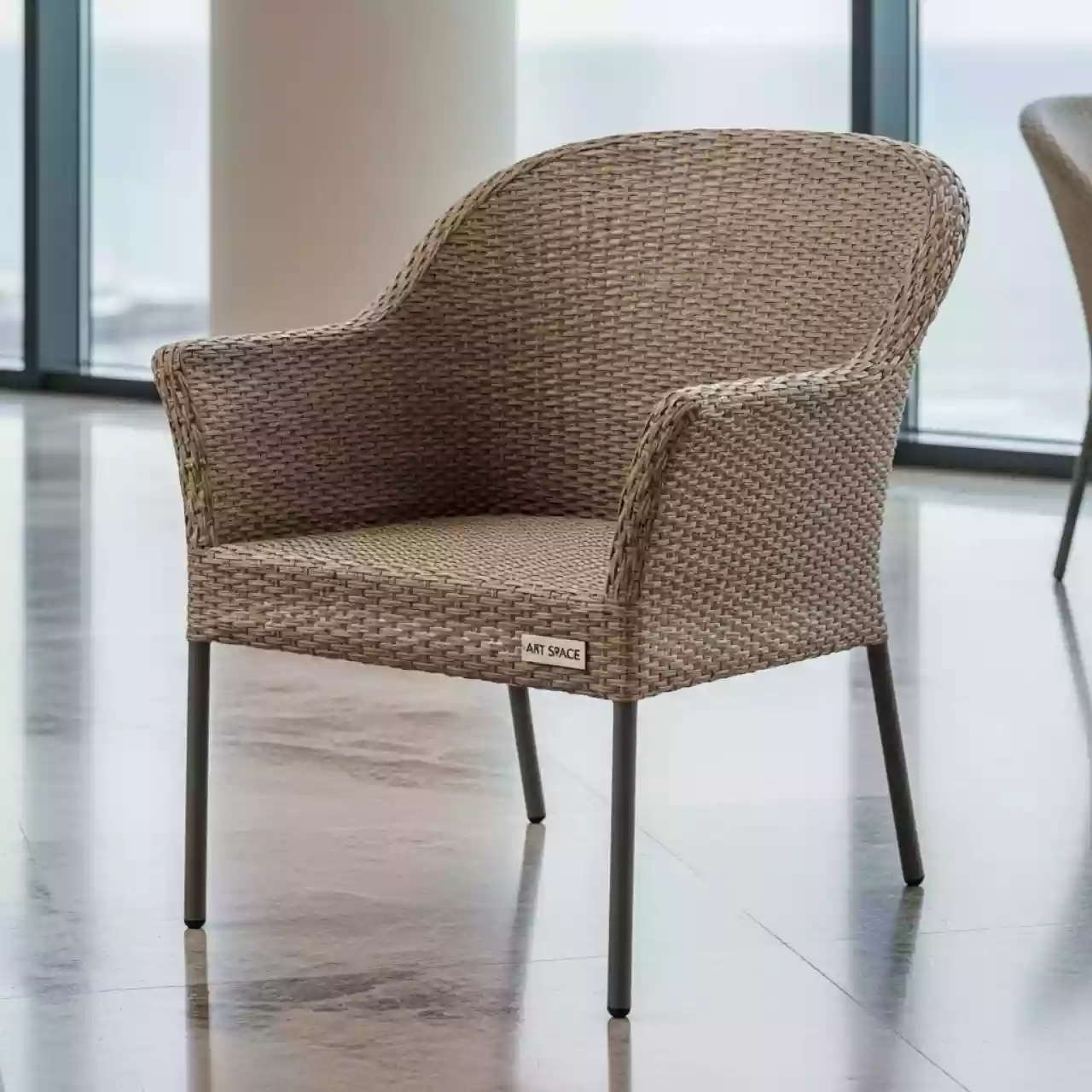 Аренда Кресло Лаура садовое техноротанг бежевое в Radisson Collection Paradise — ART SPACE