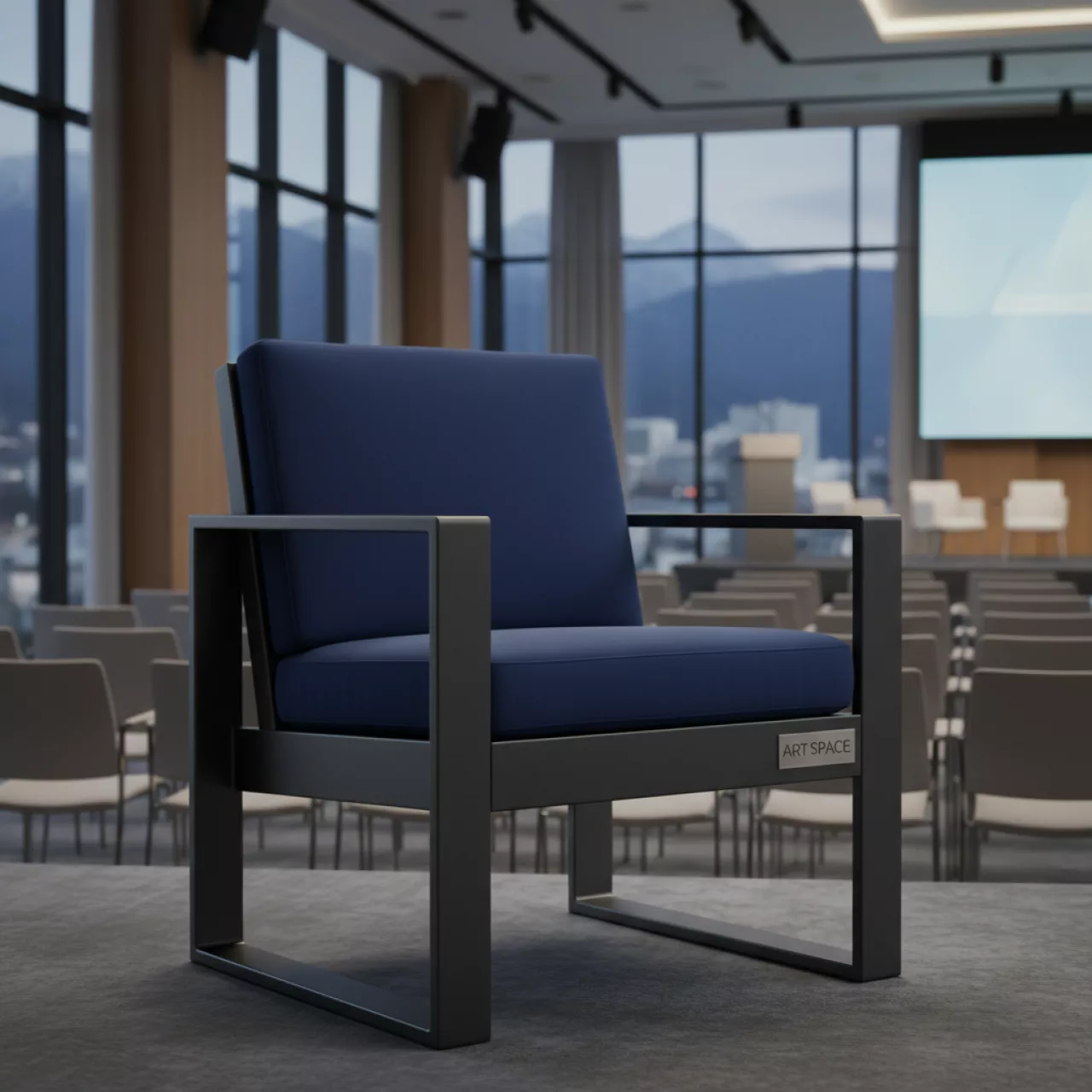 Аренда Кресло ЛИОН из литого алюминия в Гранд Отель Сочи — ART SPACE