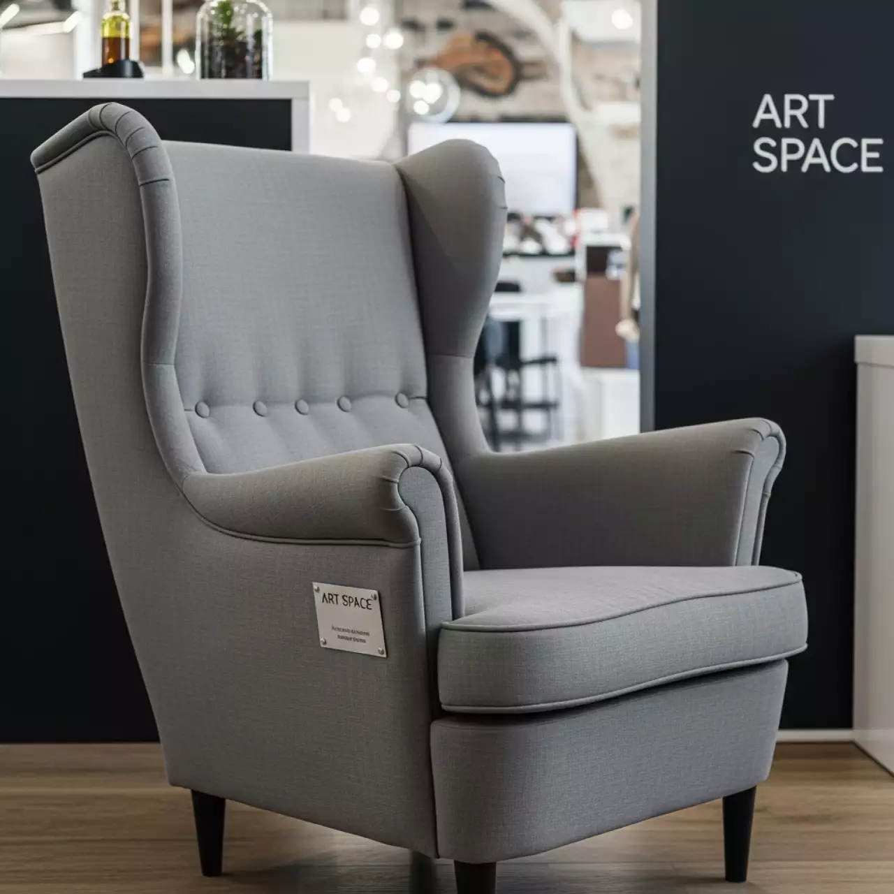 Аренда Кресло Lord серое в ресторане «Плакучая Ива» — ART SPACE