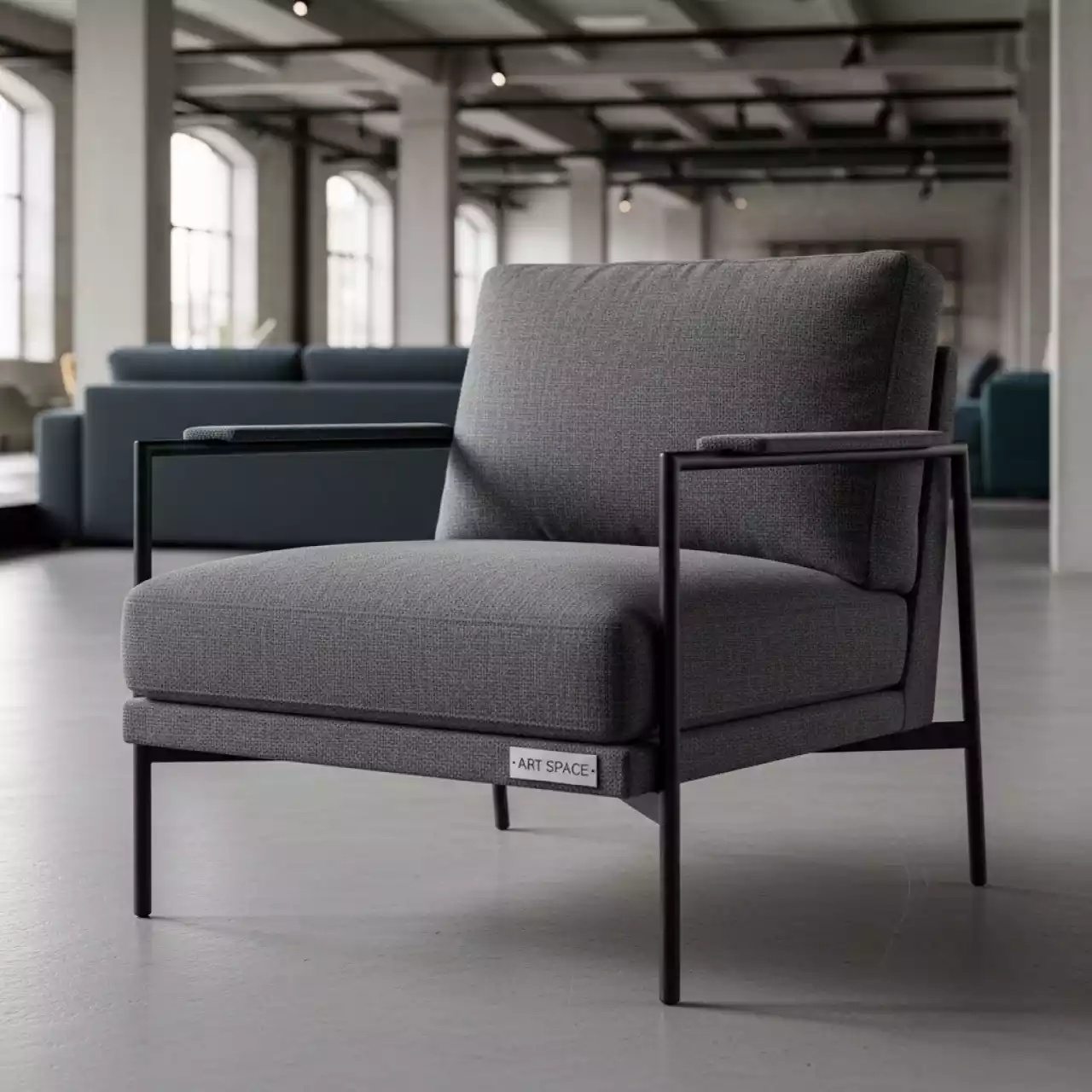 Аренда Кресло Марсель MAR CH 002 D серое в Mantera Supreme — ART SPACE