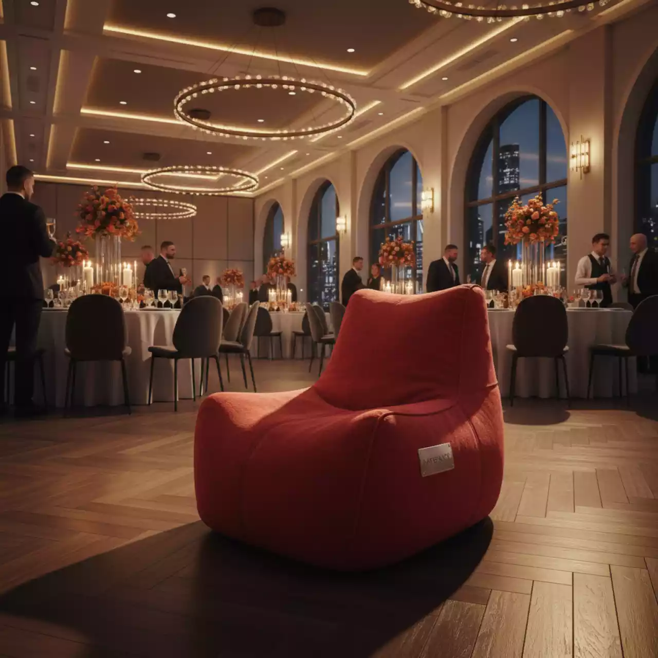 Аренда Кресло мешок Bean bag mini красное в ОКЦ «Галактика» — ART SPACE