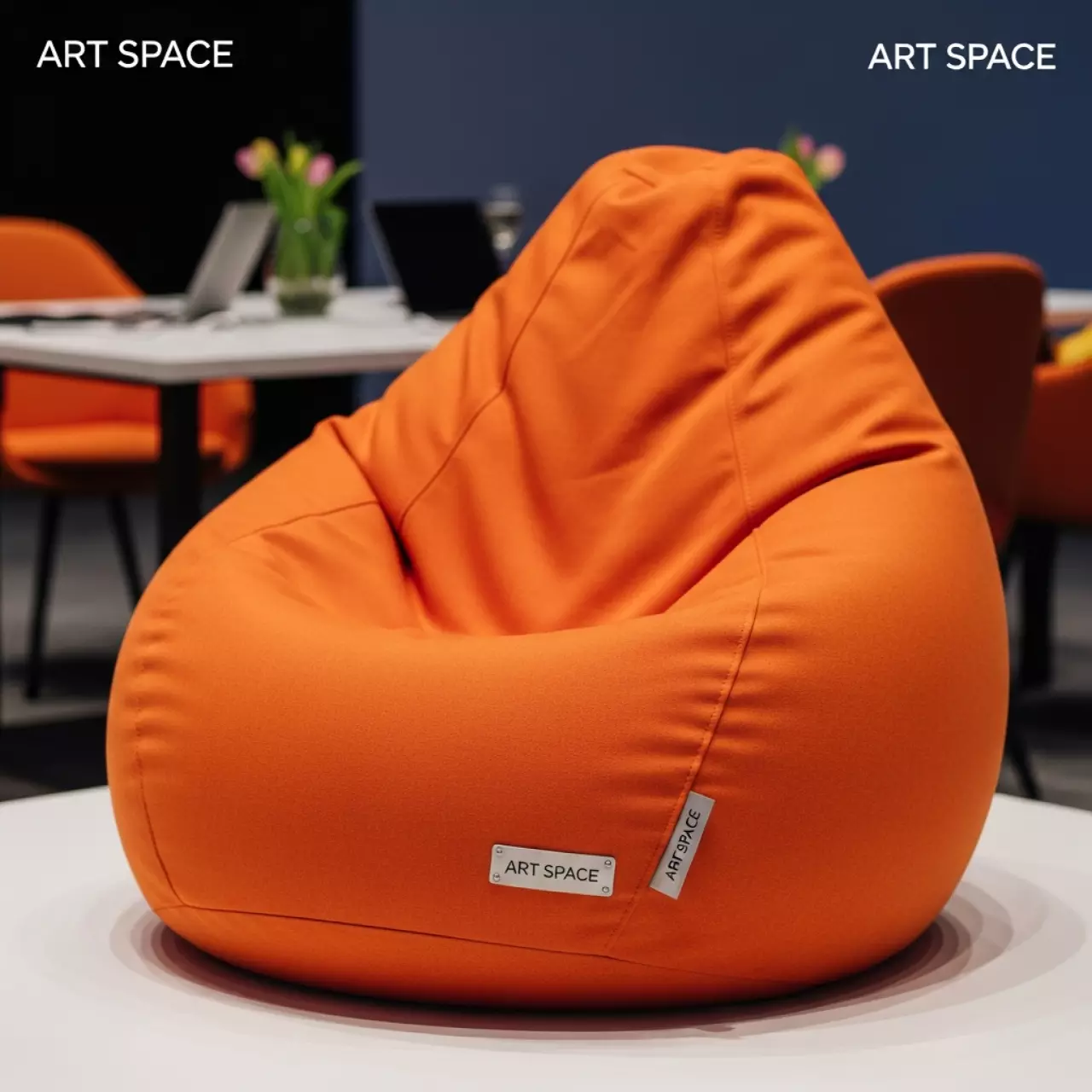 Аренда Кресло мешок Bean bag opti оранжевое на теплоходе «Дагомыс» — ART SPACE