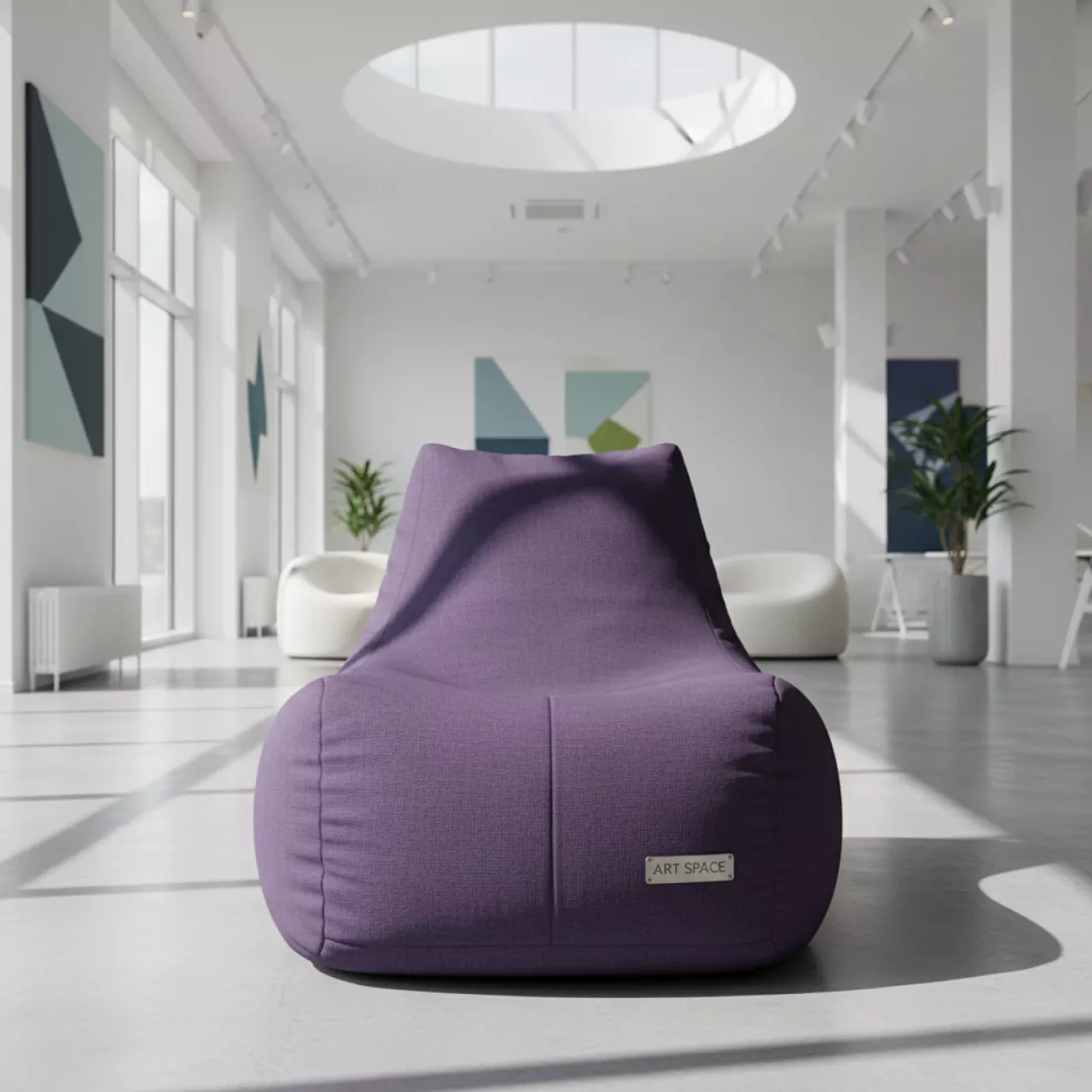 Аренда Кресло мешок Beanbag цвета фиалки в ресторане «Магеллан» — ART SPACE