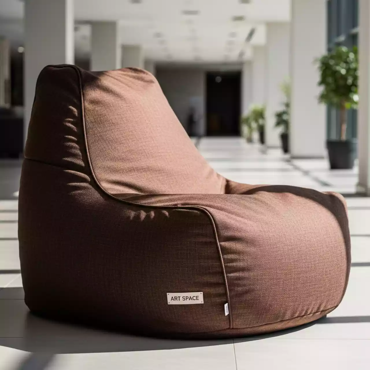Аренда Кресло мешок Beanbag коричневое в Sport Inn Hotel & Wellness — ART SPACE