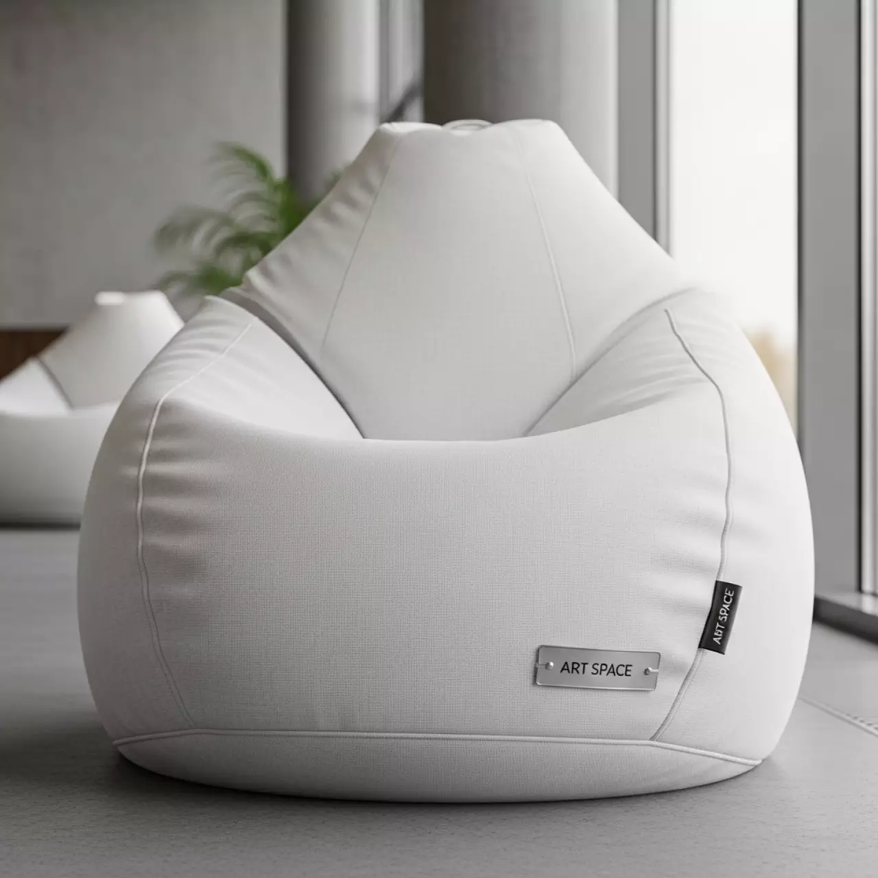 Аренда Кресло мешок бин бэг белый в Karat Resort — ART SPACE
