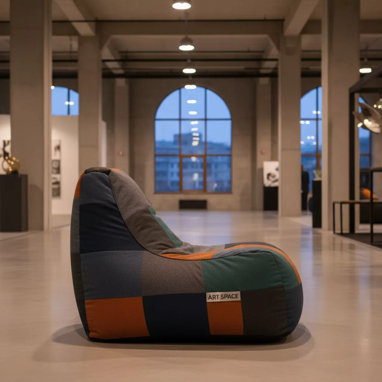 Аренда Кресло мешок Бин бэг разноцветное в конгресс-холле отеля Жемчужина — ART SPACE