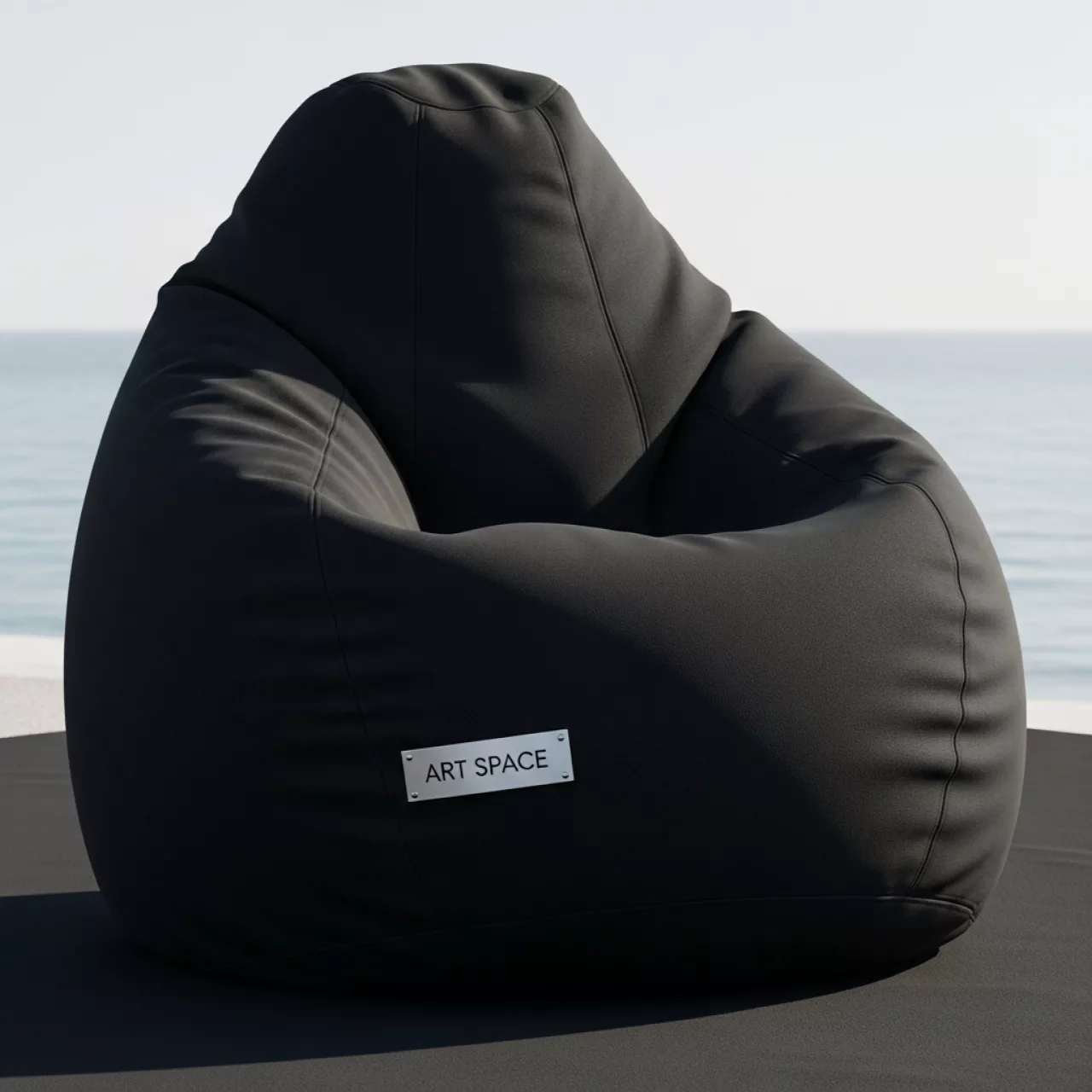 Аренда Кресло мешок Opti Bean bag черный на территории Морпорта Сочи — ART SPACE