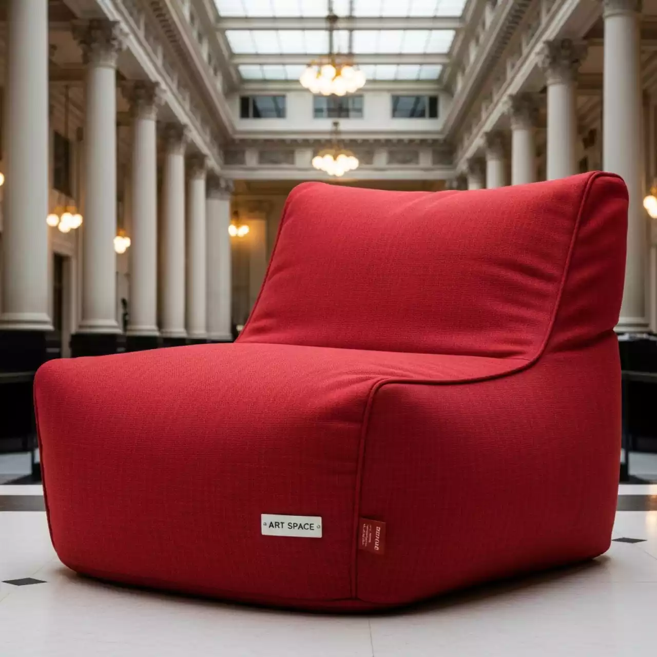 Аренда Кресло мешок Opti Bean bag красный в Boutique Hotel PORTUM 1905 — ART SPACE