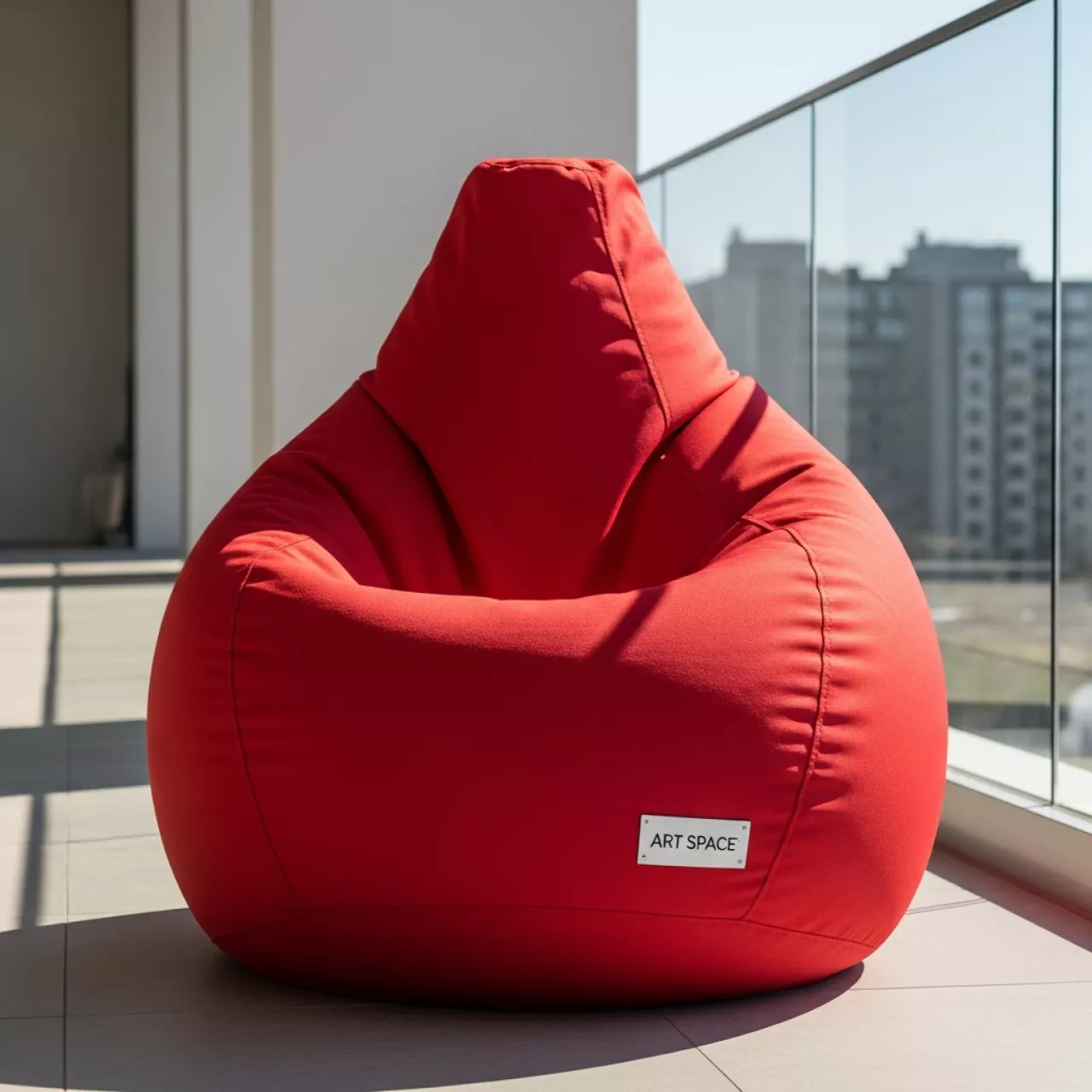 Аренда Кресло мешок пуфик красное в City Park Hotel Sochi — ART SPACE