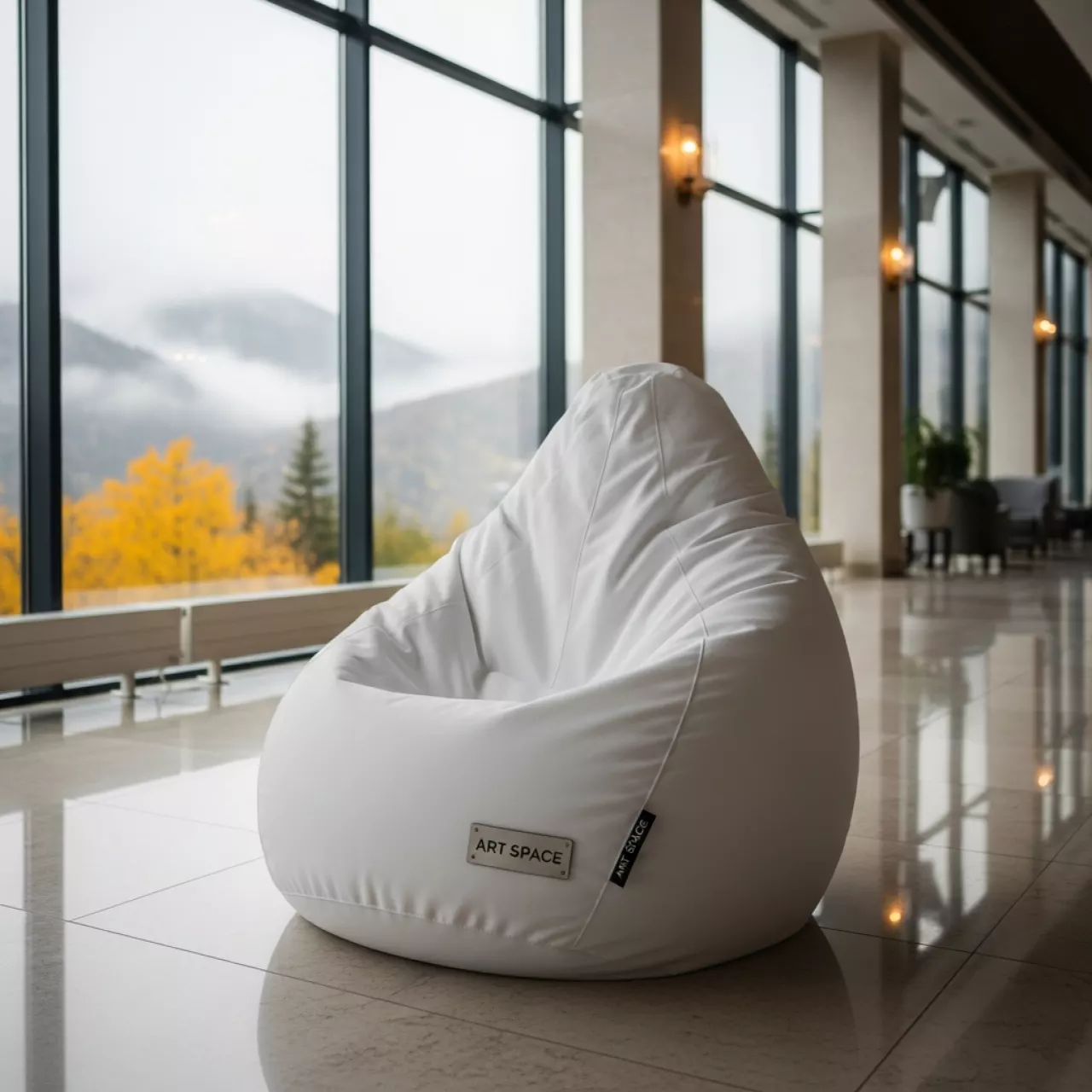 Аренда Кресло мешок White 3018WT в Sochi Marriott Krasnaya Polyana — ART SPACE