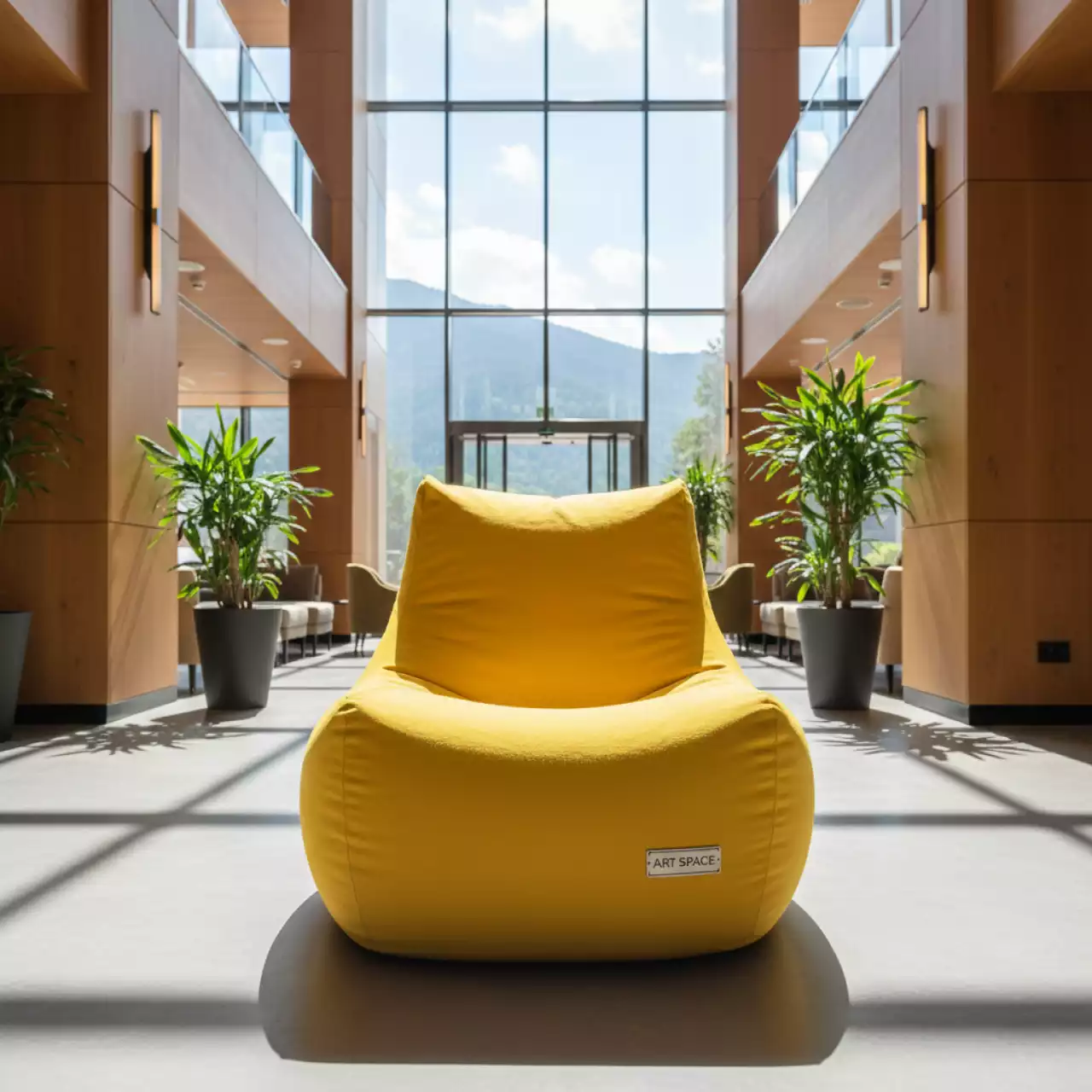 Аренда Кресло мешок Yellow 3018YL в Golden Tulip Rosa Khutor — ART SPACE