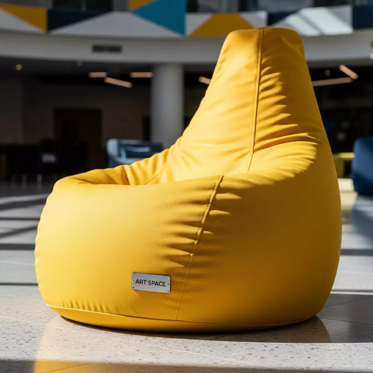 Аренда Кресло мешок желтое пуфик в Сириус Арене — ART SPACE