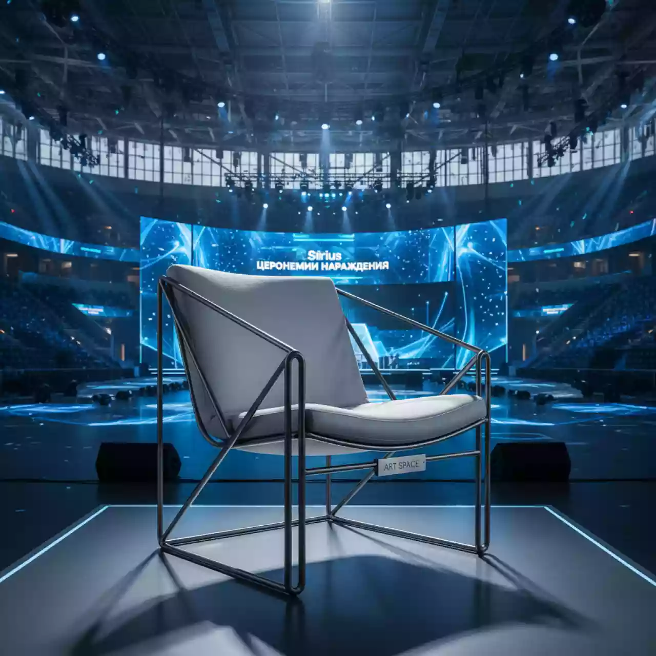 Аренда Кресло металлическое Collier в VK Stadium Sirius — ART SPACE
