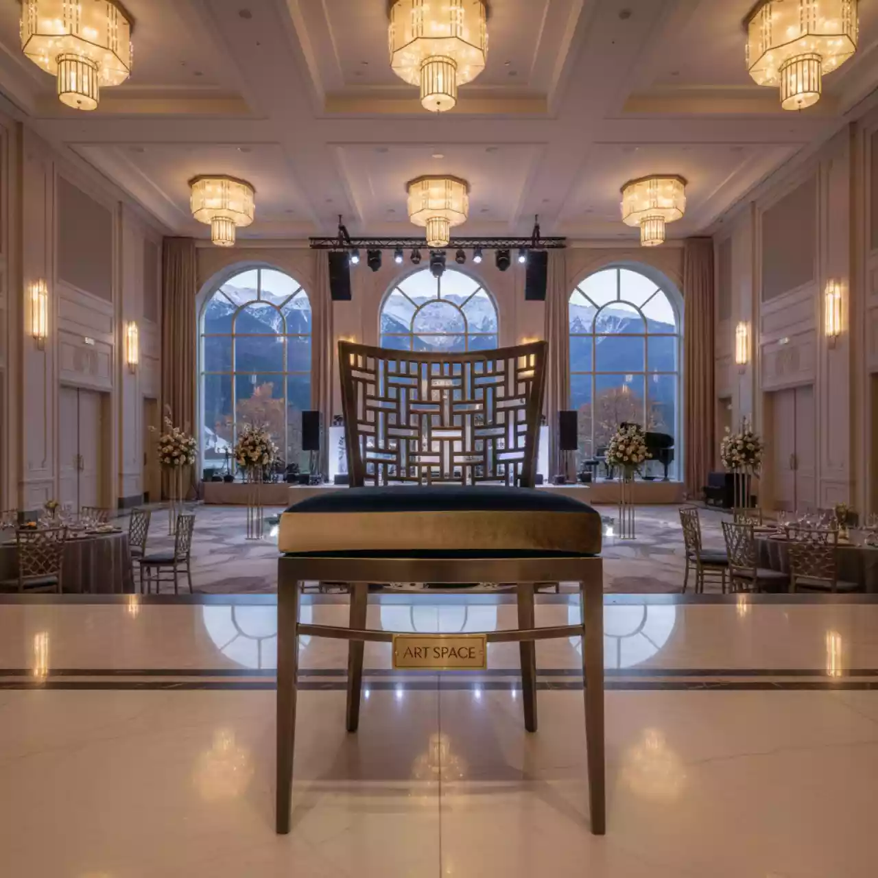 Аренда Кресло металлическое Vieques с подушкой в Radisson Hotel Rosa Khutor — ART SPACE