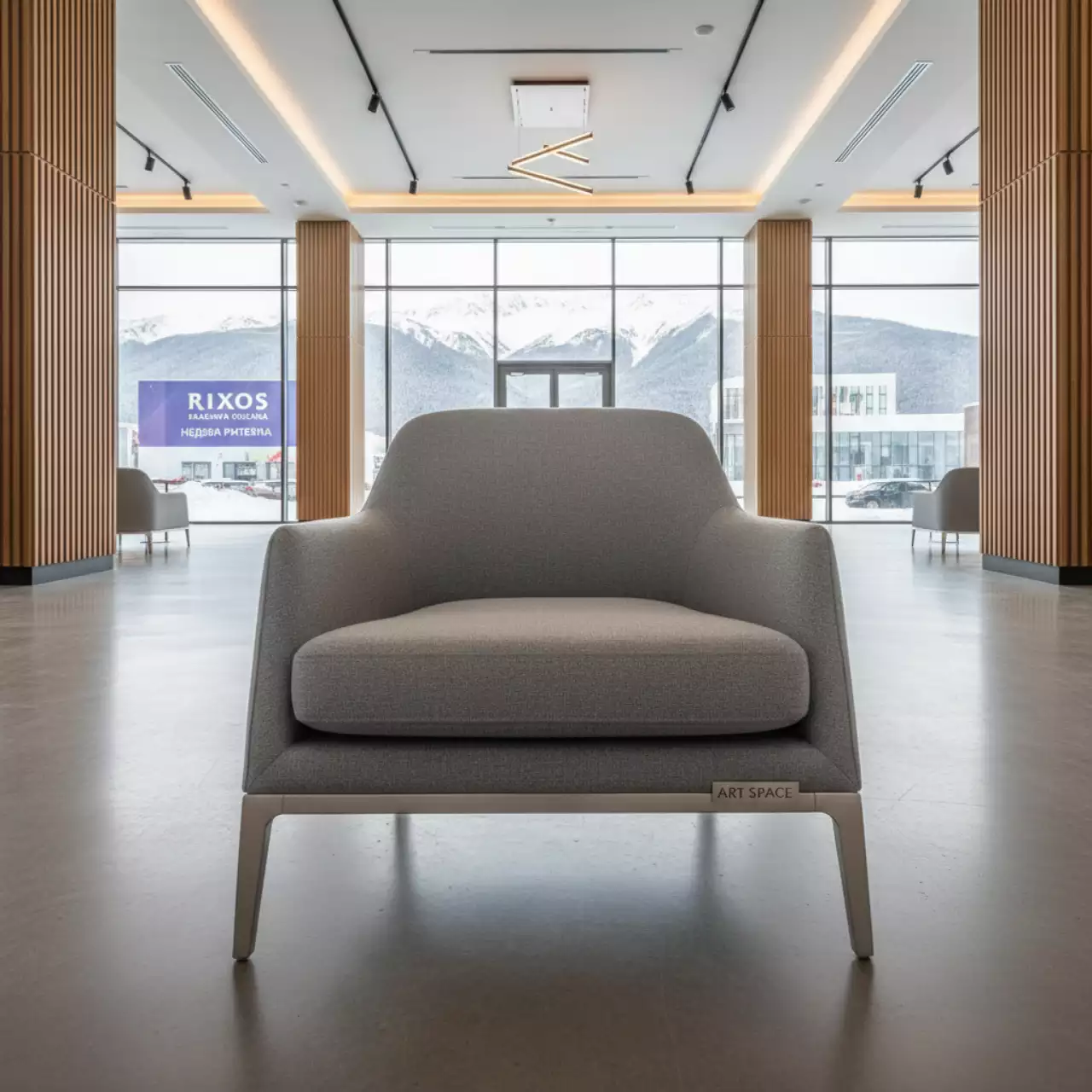 Аренда Кресло Mia серое в Rixos Krasnaya Polyana — ART SPACE