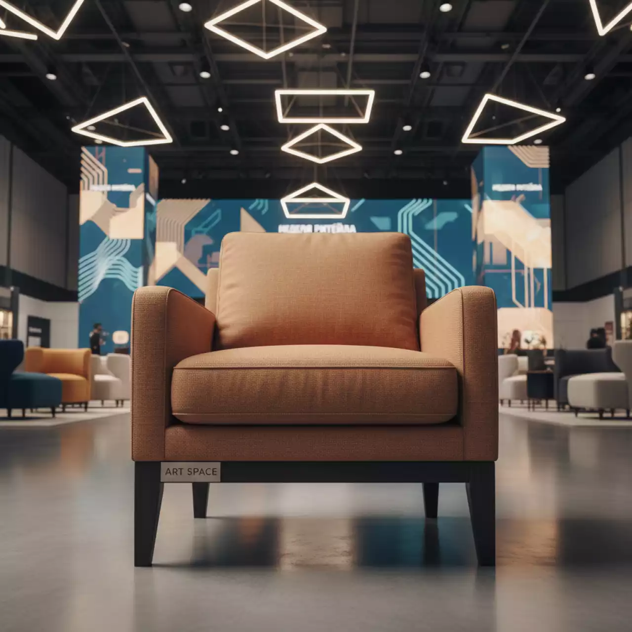 Аренда Кресло Milton цвета Havana в банкетном зале «Дельфин» — ART SPACE