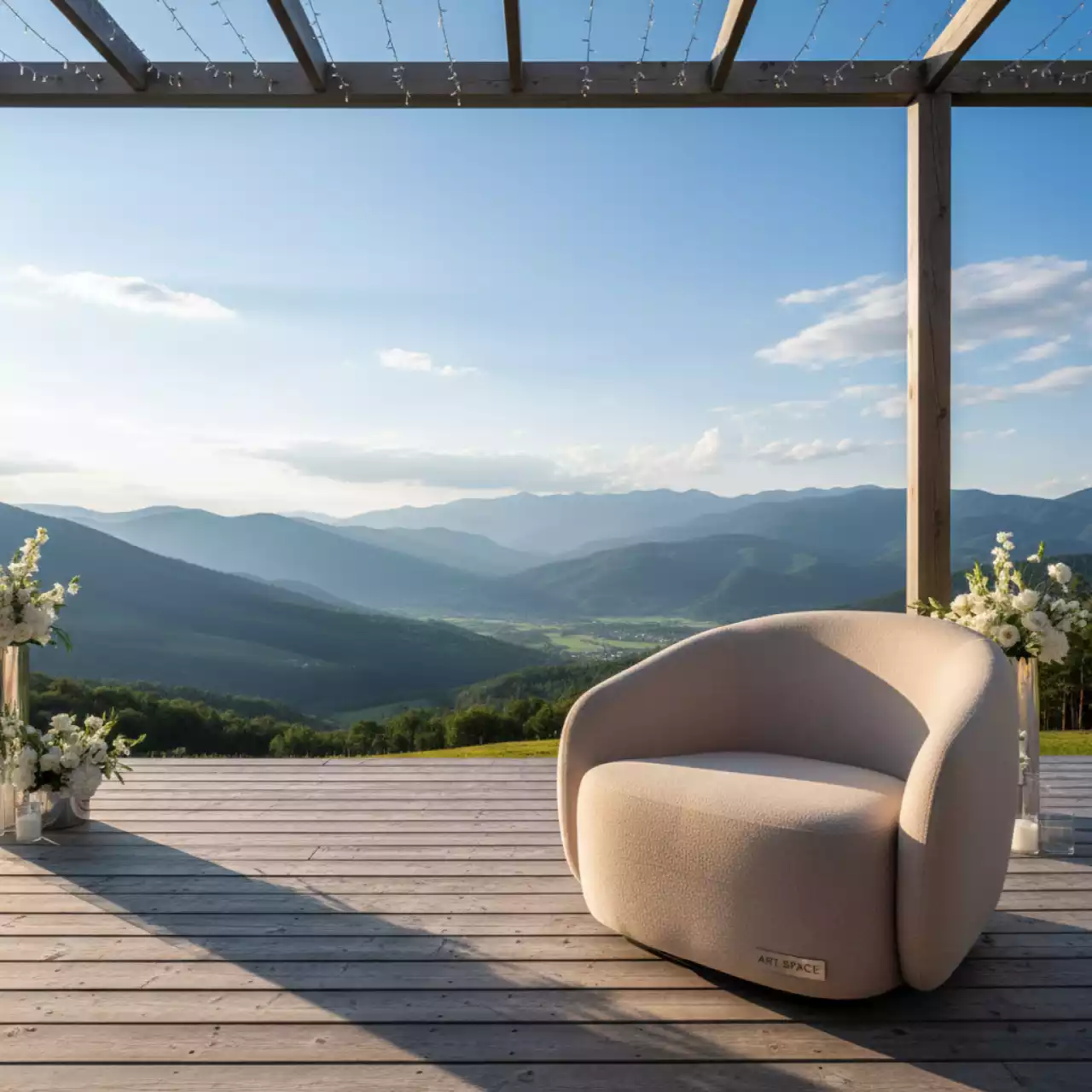 Аренда Кресло мягкое Ghost в Green Flow Hotel — ART SPACE