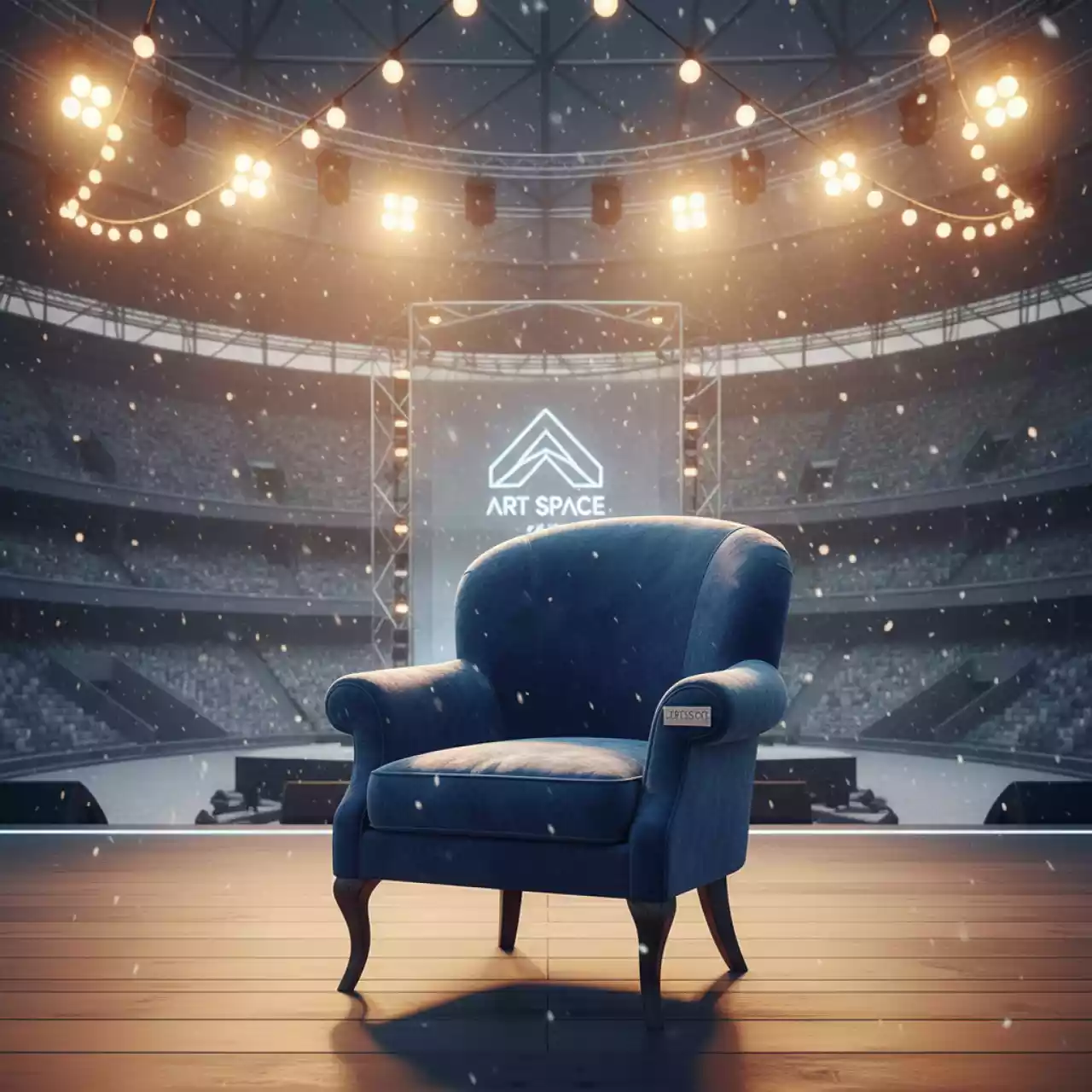 Аренда Кресло мягкое Кристи CHRISTY синее в Red Arena — ART SPACE