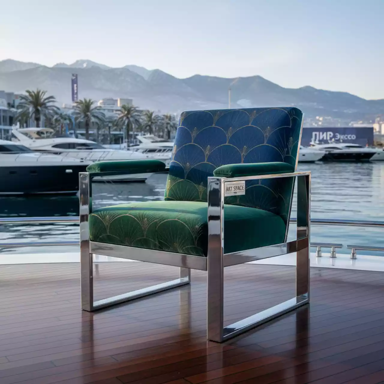Аренда Кресло Nash хром на VIP-яхте (Имеретинский порт) — ART SPACE
