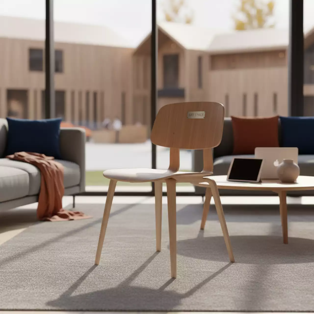 Аренда Кресло Nemea деревянное в этно-парке «Моя Россия» — ART SPACE