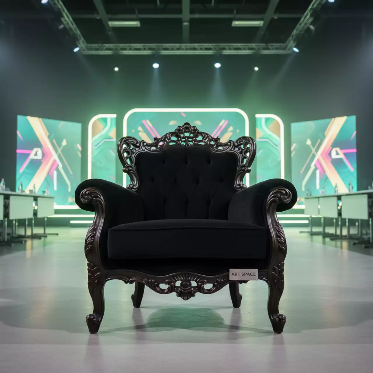 Аренда Кресло Noir Baroque в Omega Sirius — ART SPACE