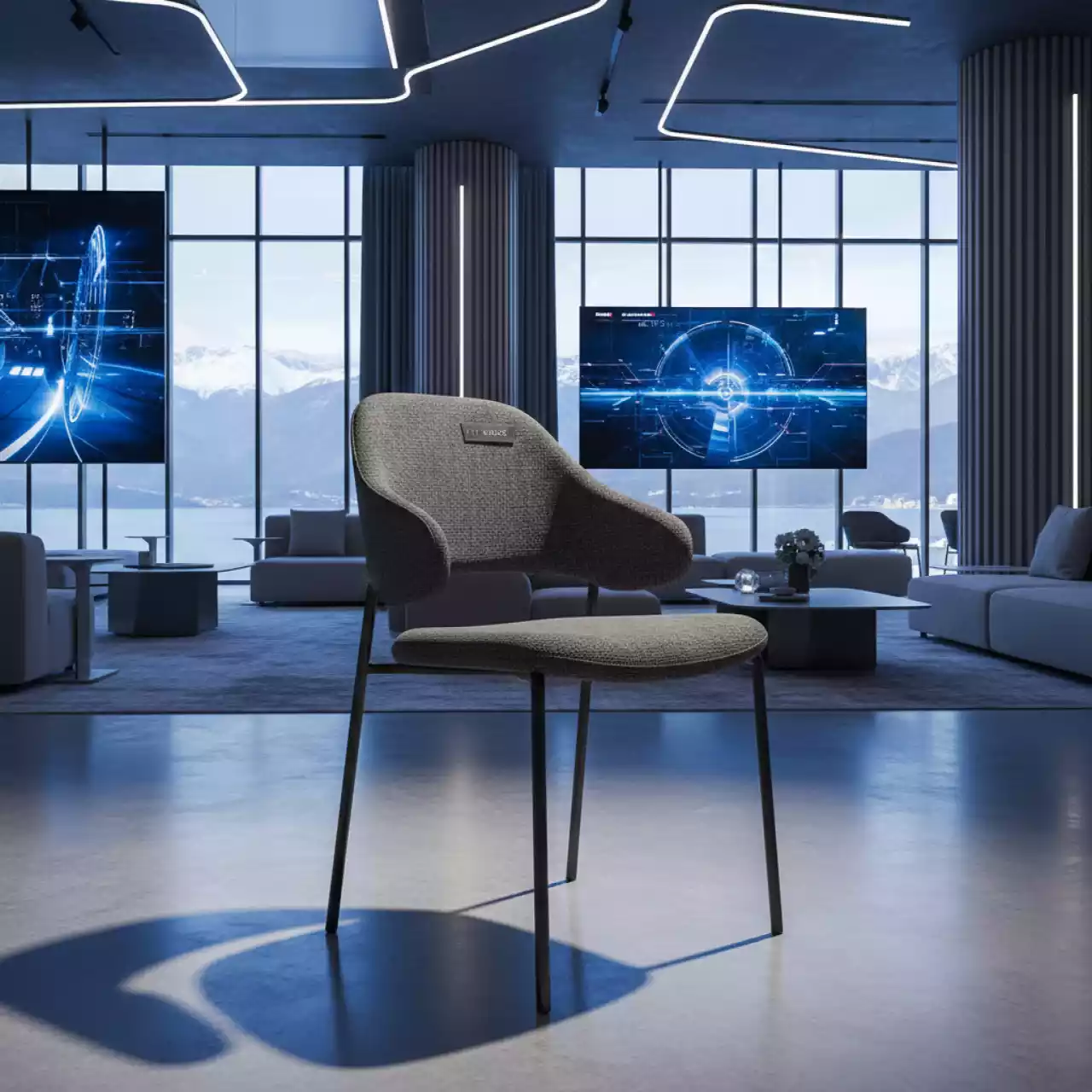 Аренда Кресло обеденное Liberty серая ткань в Swissôtel Resort Sochi Kamelia — ART SPACE