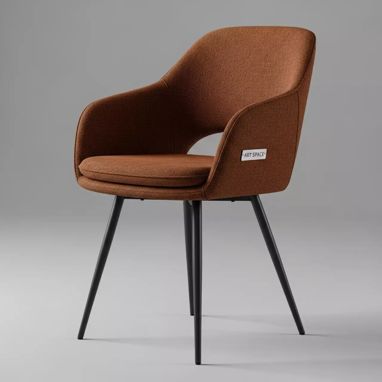 Аренда Кресло обеденное Liberty ткань коричневый в казино «Сочи» — ART SPACE