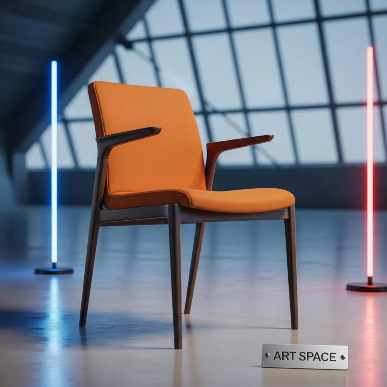 Аренда Кресло обеденное OSCAR с подлокотниками из поливуда в ледовом дворце «Роза Хутор» — ART SPACE