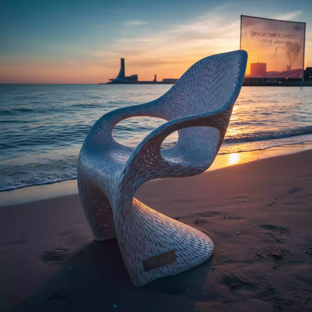 Аренда Кресло обеденное плетеное YH C1619W на пляже «Мандарин» — ART SPACE