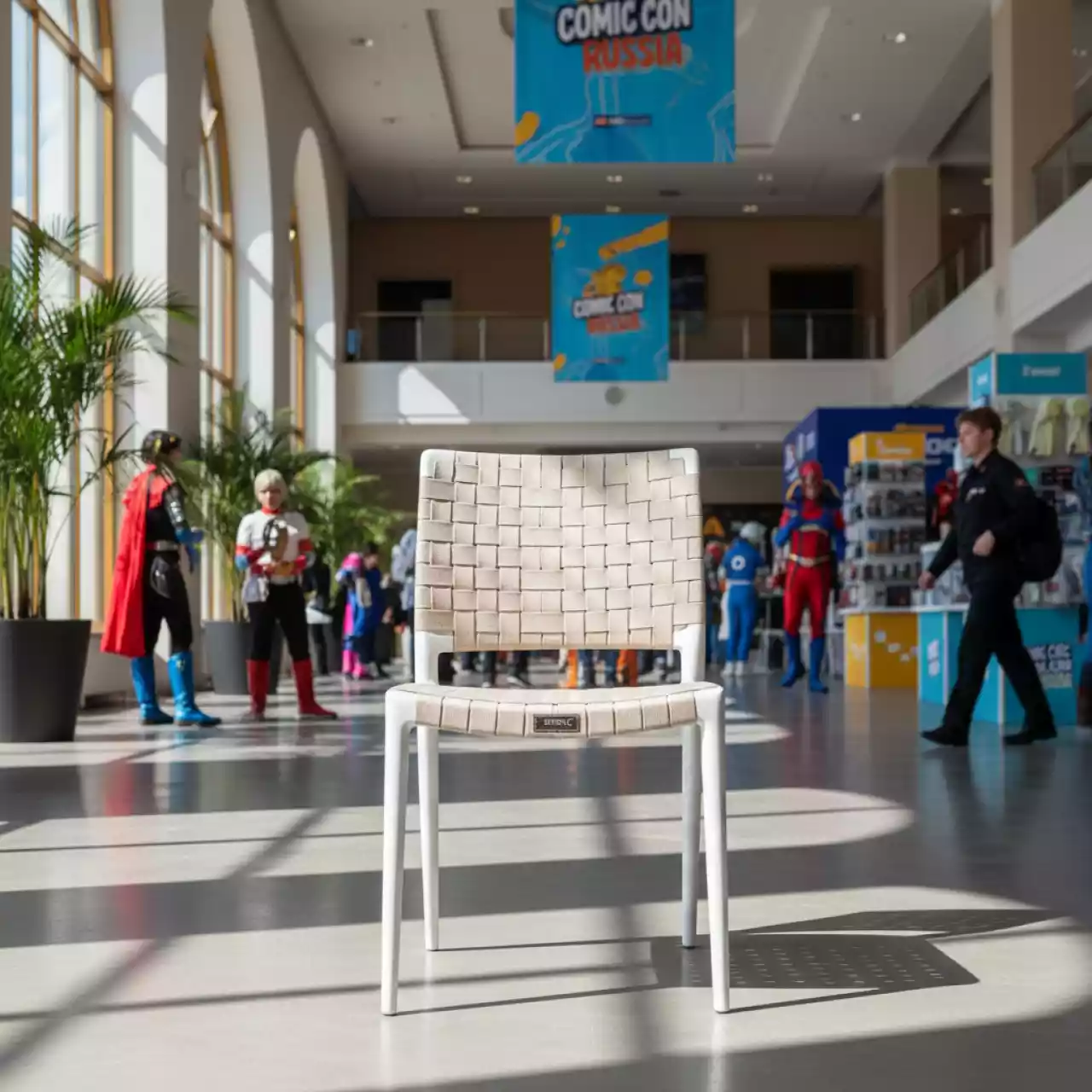 Аренда Кресло обеденное плетеное YH C1619W white в Grand Karat Sochi — ART SPACE