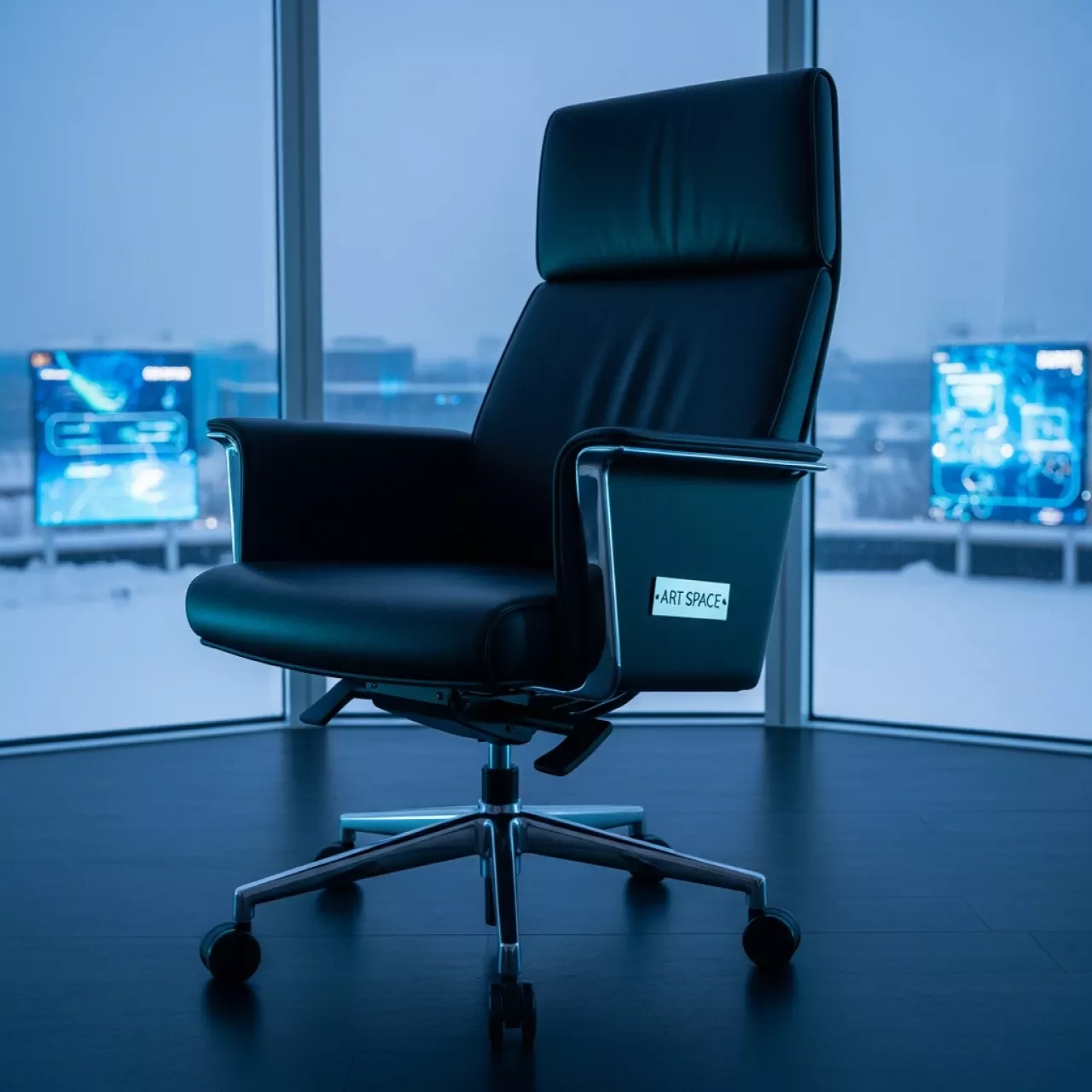 Аренда Кресло офисное черное Conference в ледовом дворце «Большой» — ART SPACE