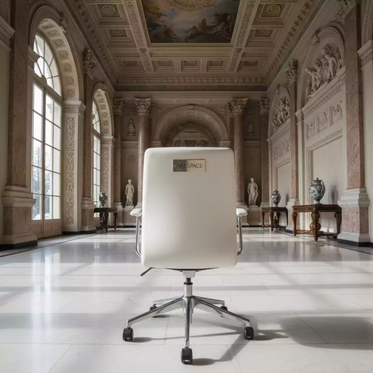 Аренда Кресло офисное Conference белое в санатории «Русь» — ART SPACE