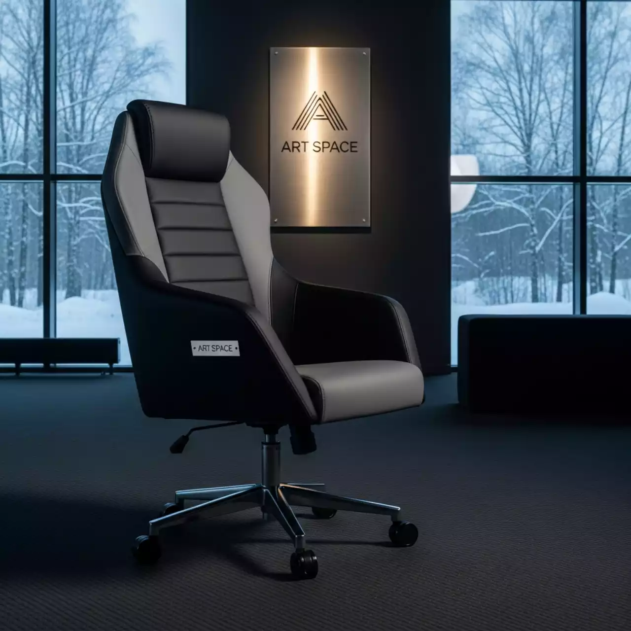 Аренда Кресло офисное Fusion черное серое в санатории «Октябрьский» — ART SPACE