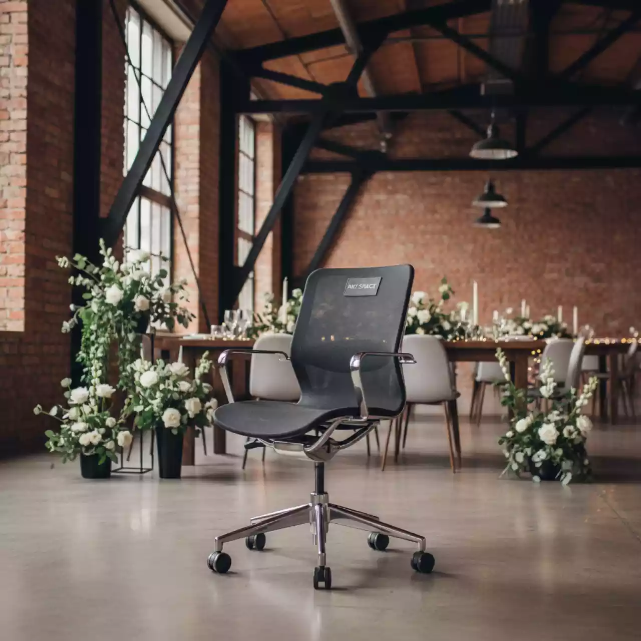 Аренда Кресло офисное на колесах Quadrifoglio Dune в Imeretinskiy Hotel — ART SPACE