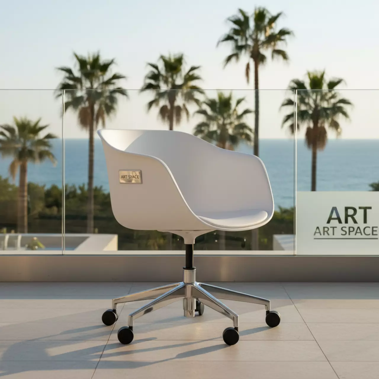 Аренда Кресло офисное пластиковое Jubel 5R BR в отеле Radisson Lazurnaya — ART SPACE