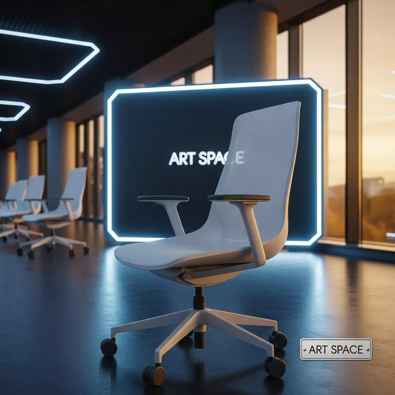 Аренда Кресло офисное пластиковое Kanvas 2 UR BR в City Park Hotel Sochi — ART SPACE