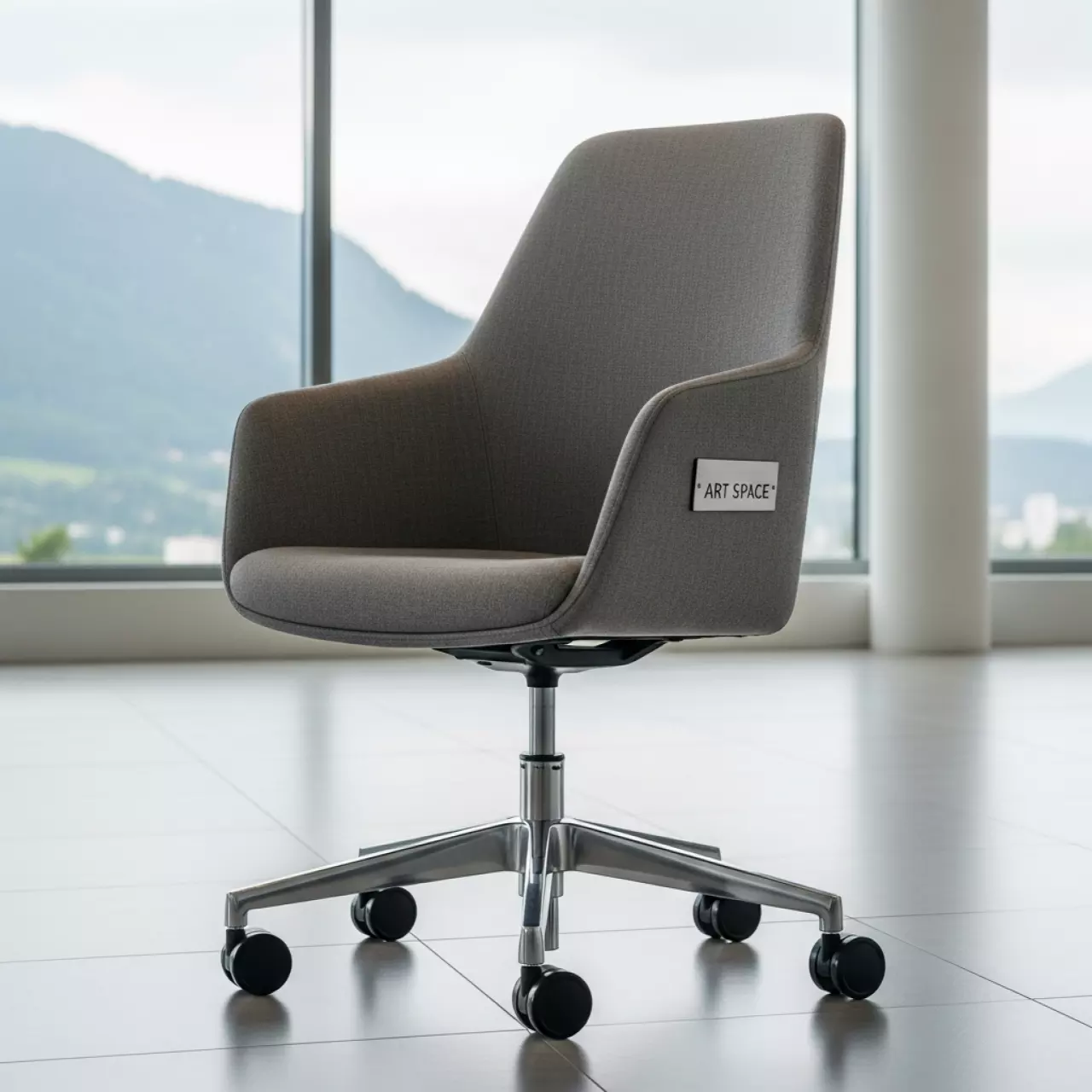 Аренда Кресло офисное Scene серое на курорте «Газпром» (Альпика) — ART SPACE