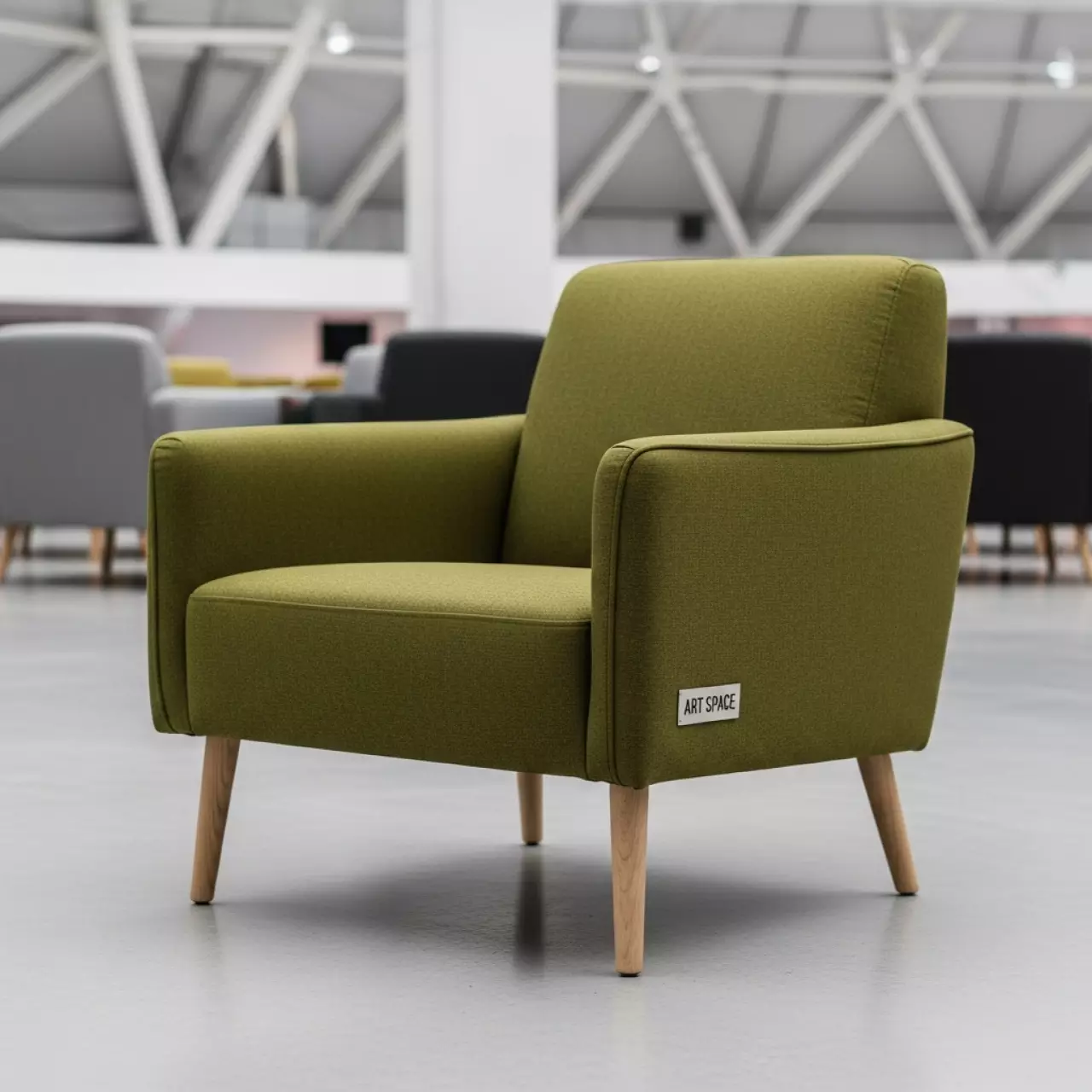 Аренда Кресло Oliva оливковое в ледовом дворце «Большой» — ART SPACE