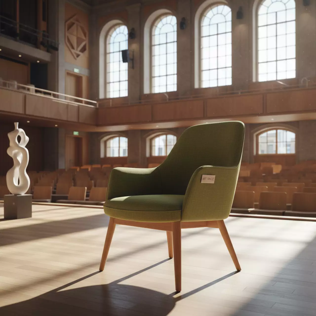Аренда Кресло оливковое Oliva в Зимнем театре — ART SPACE