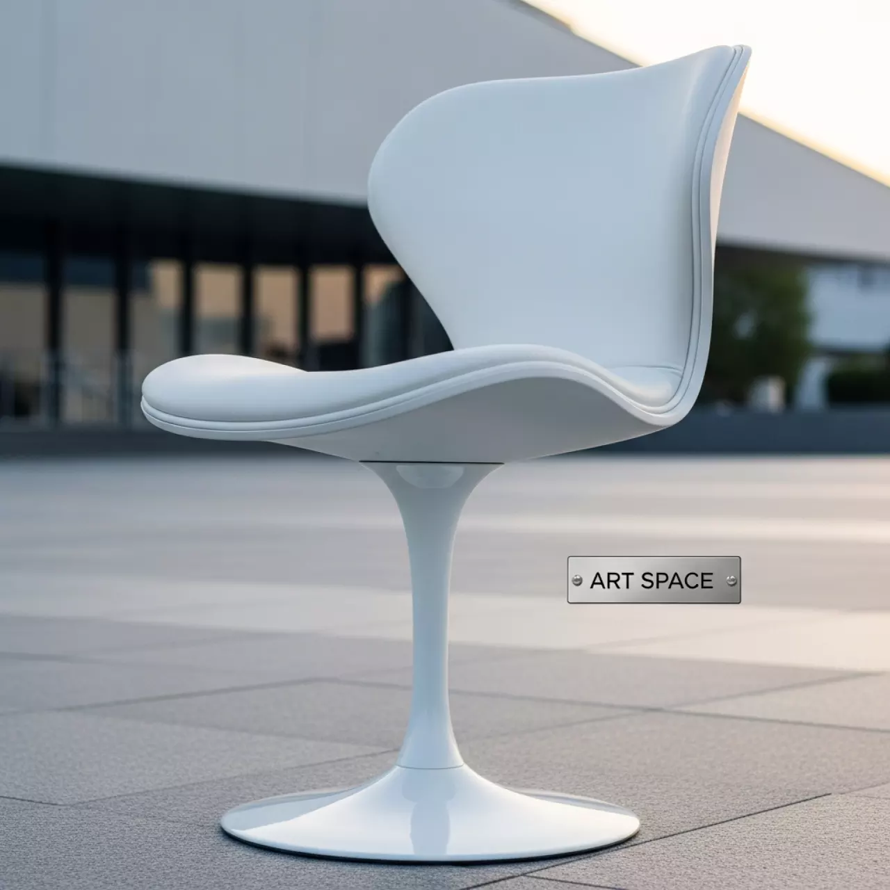 Аренда Кресло Pedestal White в Delta Sirius — ART SPACE
