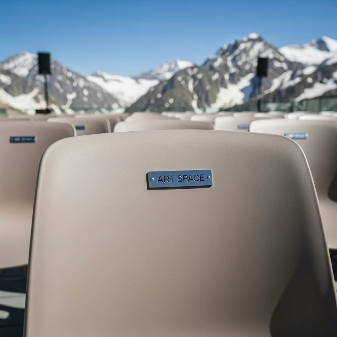 Аренда Кресло пластиковое на площадке Rosa Peak (2320м) — ART SPACE