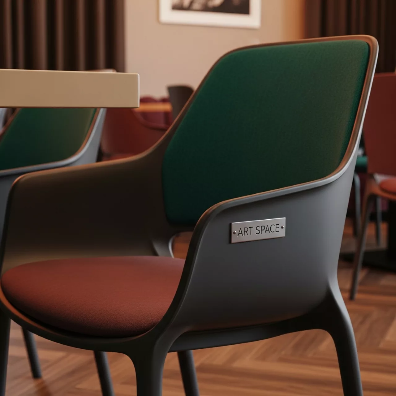 Аренда Кресло пластиковое Opal ML Pro Soft с обивкой в ресторане «Brunello» — ART SPACE