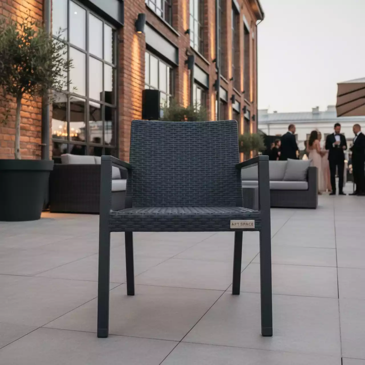 Аренда Кресло пластиковое плетеное Panama в Stella di Mosca — ART SPACE