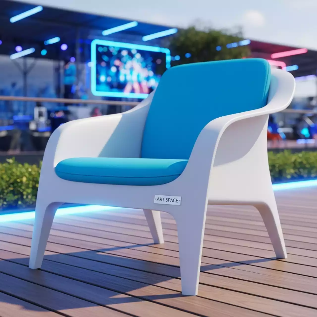 Аренда Кресло пластиковое с обивкой Joy K Soft Seat & Back в ресторане «Магадан» — ART SPACE