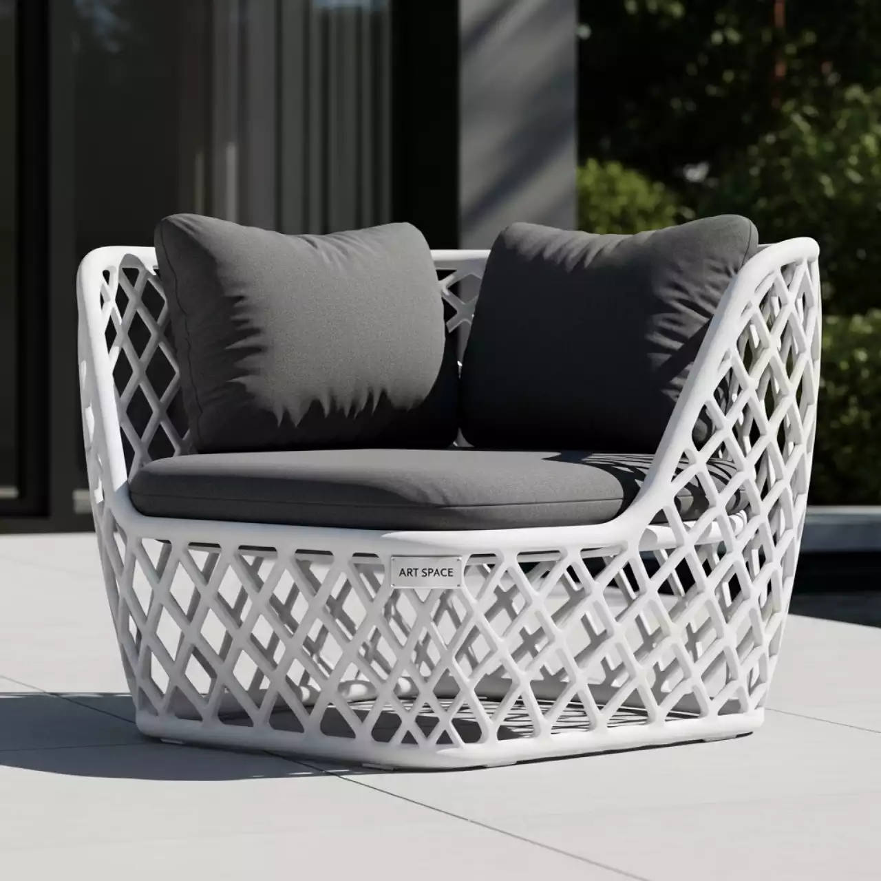 Аренда Кресло пластиковое с подушками Komodo Poltrona на вилле «Анна» — ART SPACE